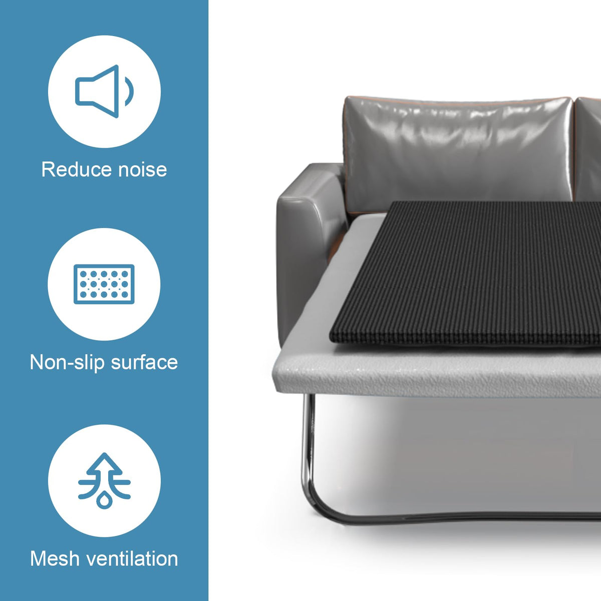 Imperius Sleeper Sofa Support Board 36”x71” Sofa Bed Board for Pull Out Couch, Folds with Frame, Under Mattress Bar Shield, Sofa Bed Support, Folding Bed Board