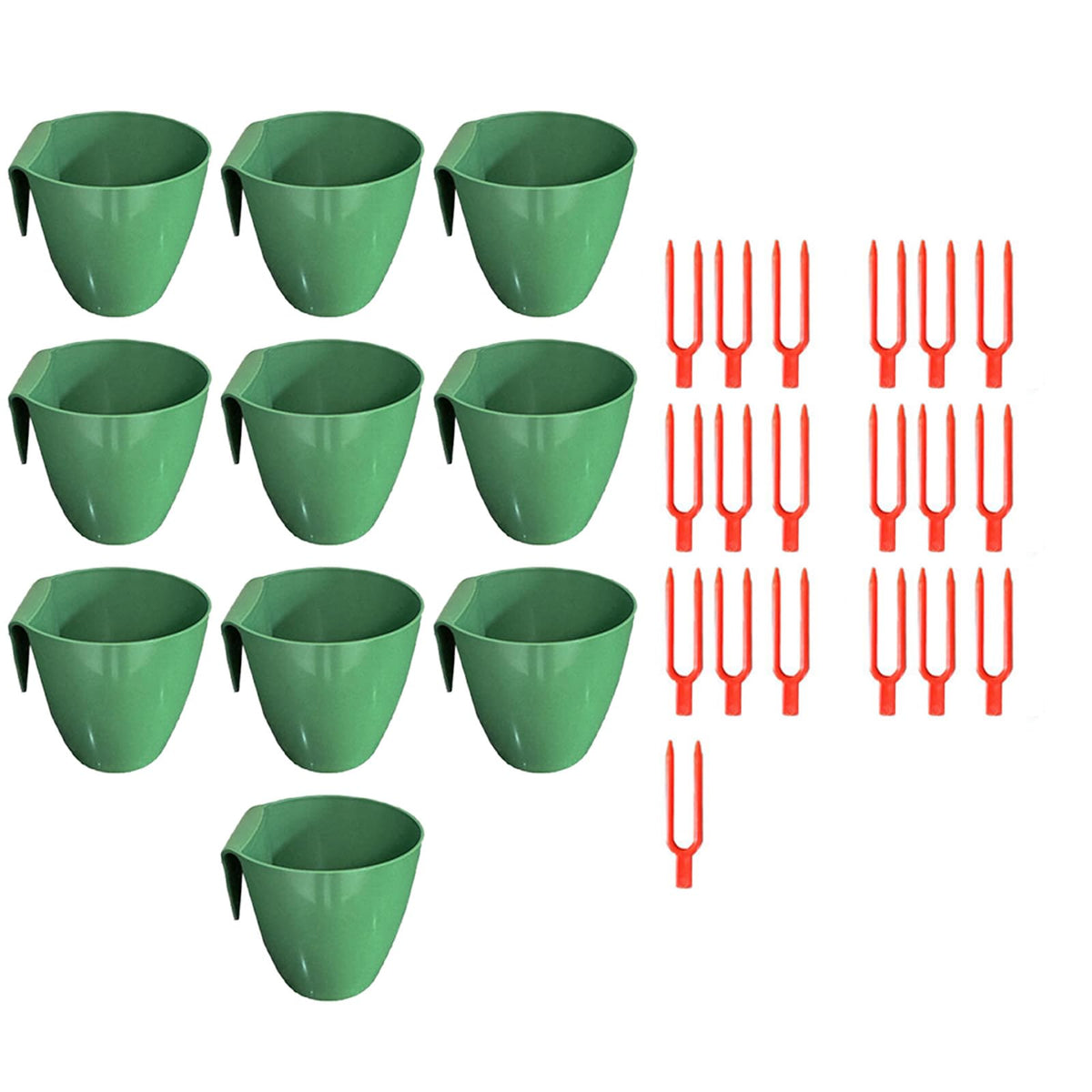 ordinarYone Breathable Strawberry Propagation Cups with Runner Forks for Root Rot and Promote Growth in High Hu