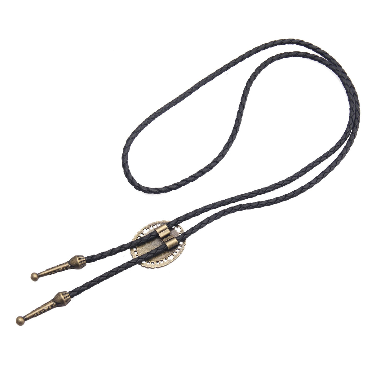 GelConnie Bolo Tie for Men Western Tie Gold Cowboy Tie White Turquoise Necktie Necklace American Indian Bolo Tie for Women