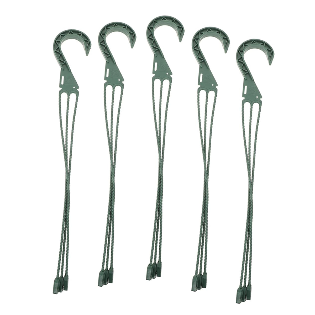 Toyvian 5pcs Plant Pot Hangers with Hooks Versatile Hanging Basket Chains for Plants and Bird Feeders Easy Installation Stylish Design