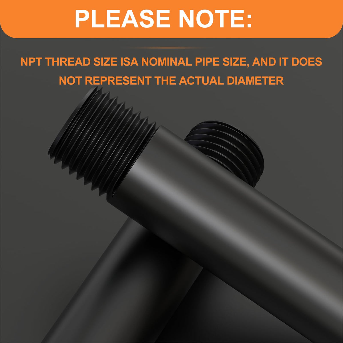 GASHER 12Pcs 1/2 Inch MNPT PVC Male Pipe Thread Sprinkler Head Pipe Riser Extension for Lawn Irrigation System, Length 3 Inch