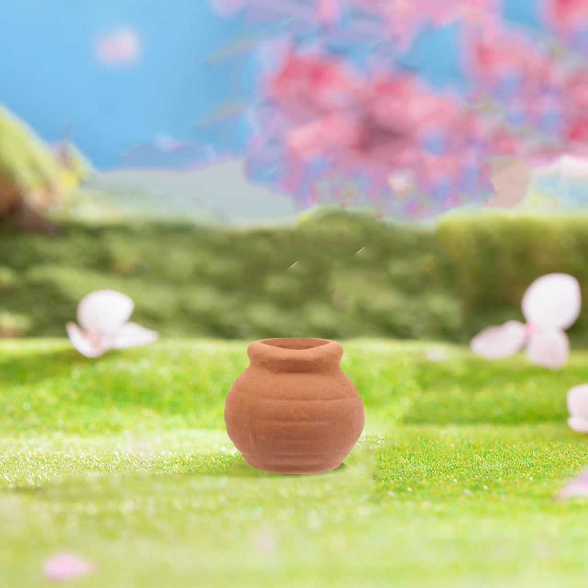 Toddmomy 8Pcs Miniature Clay Succulent Planter Pots Tiny Terracotta Flower Pots for Small Plants Desktop Windowsill Garden