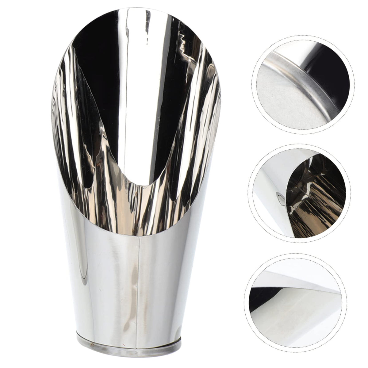 FUNOMOCYA Stainless Steel Bucket Shovel Bonsai Soil Scoop Plastic Soil Scoops for Garden Fertilizer Feed Scooper Small Soil Scoops Gardening Supplies Potted Scoops for Stainless Steel