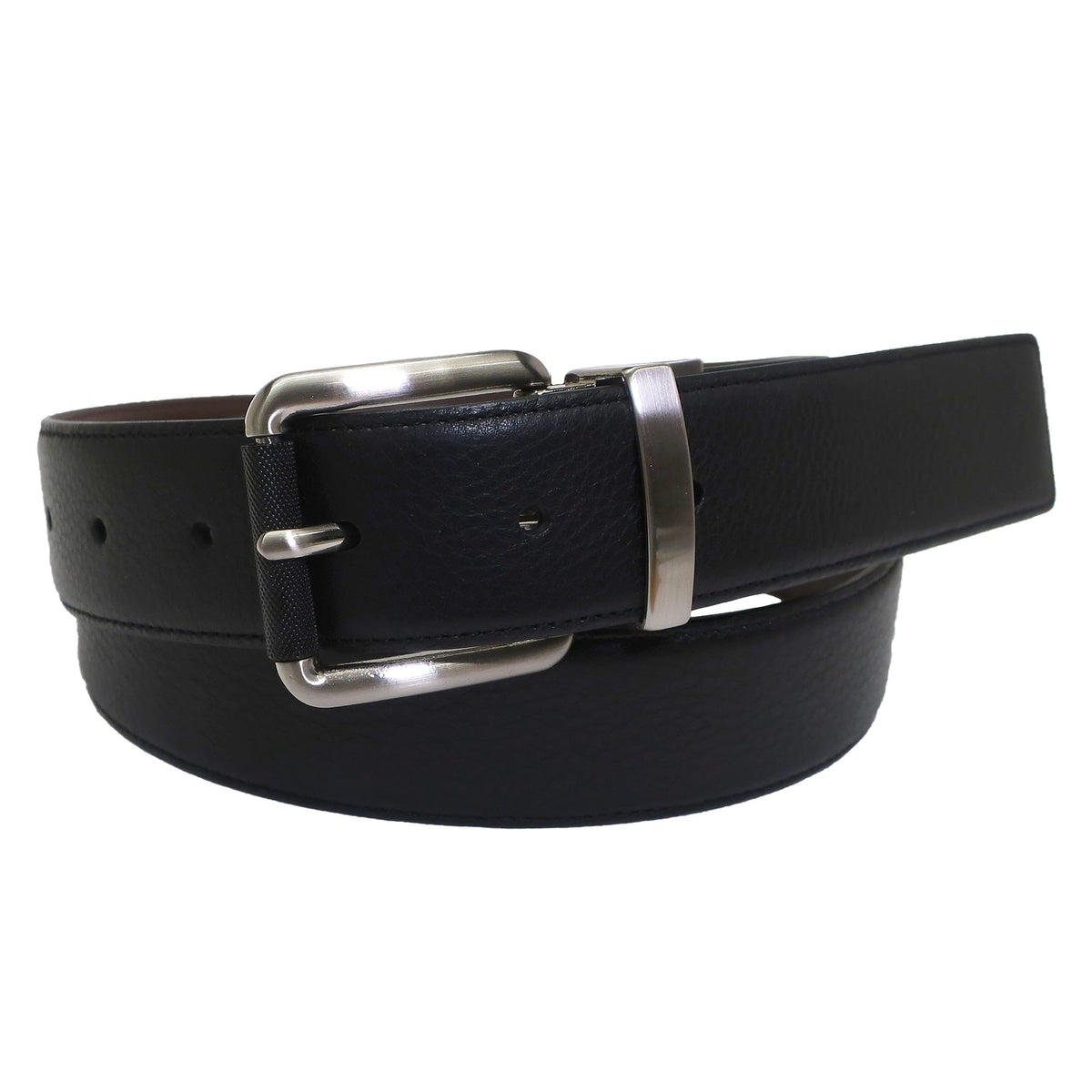 IZOD, Mens, Reversible Leather Belt, Brown, 42/44