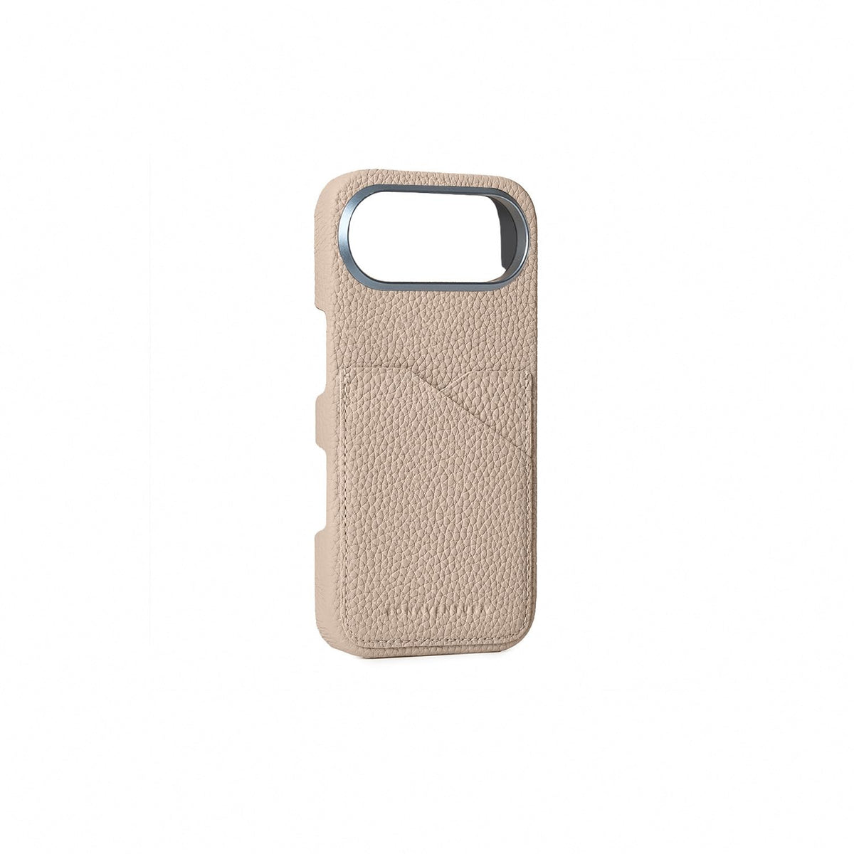 BONAVENTURA (for iPhone Air Shrink Leather Back Cover Case [Greige], Premium European Leather, Genuine Leather, Gift, BPCT17A-GG