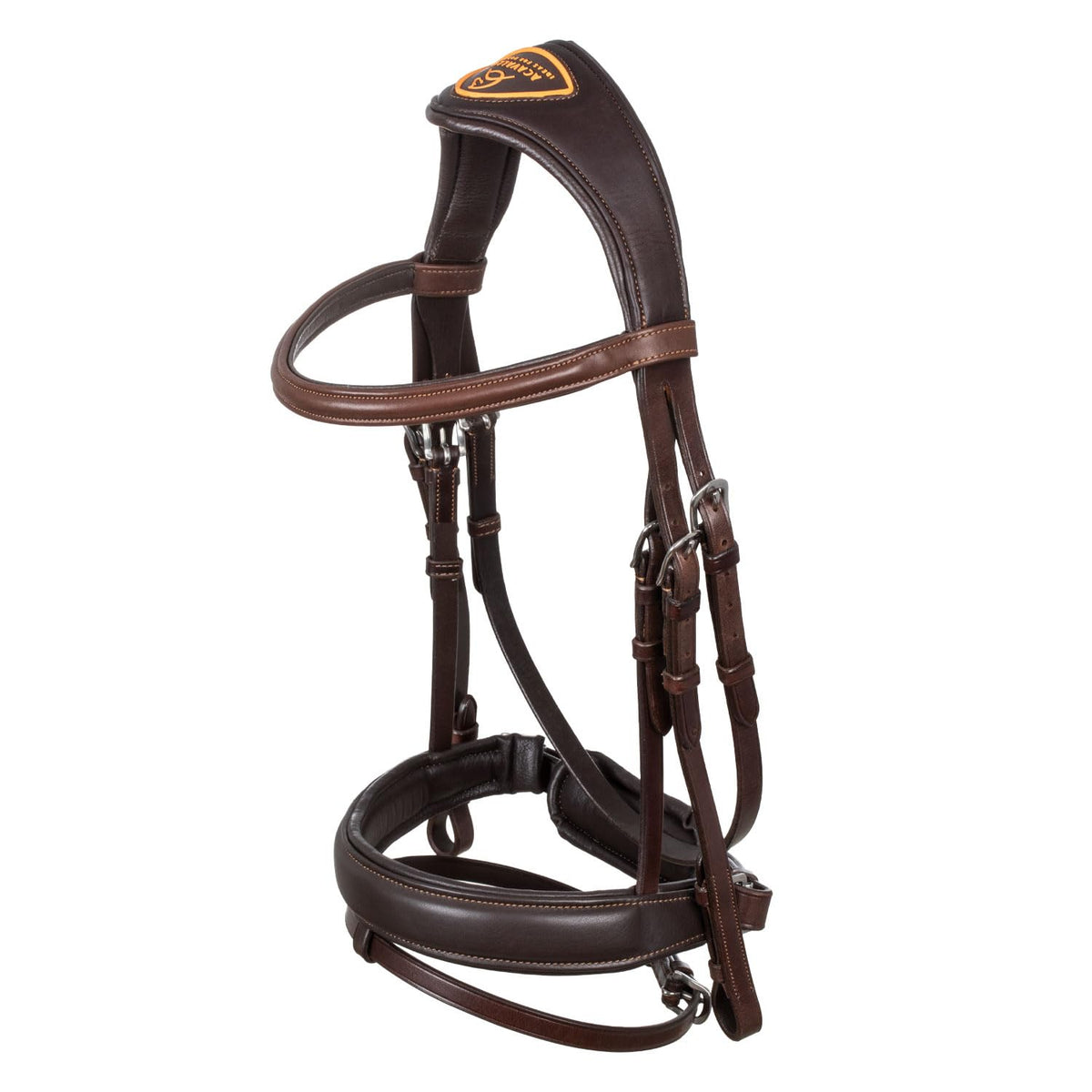 Acavallo Filosofia Bridle Headstall Calfskin, Full Size, Dark Brown