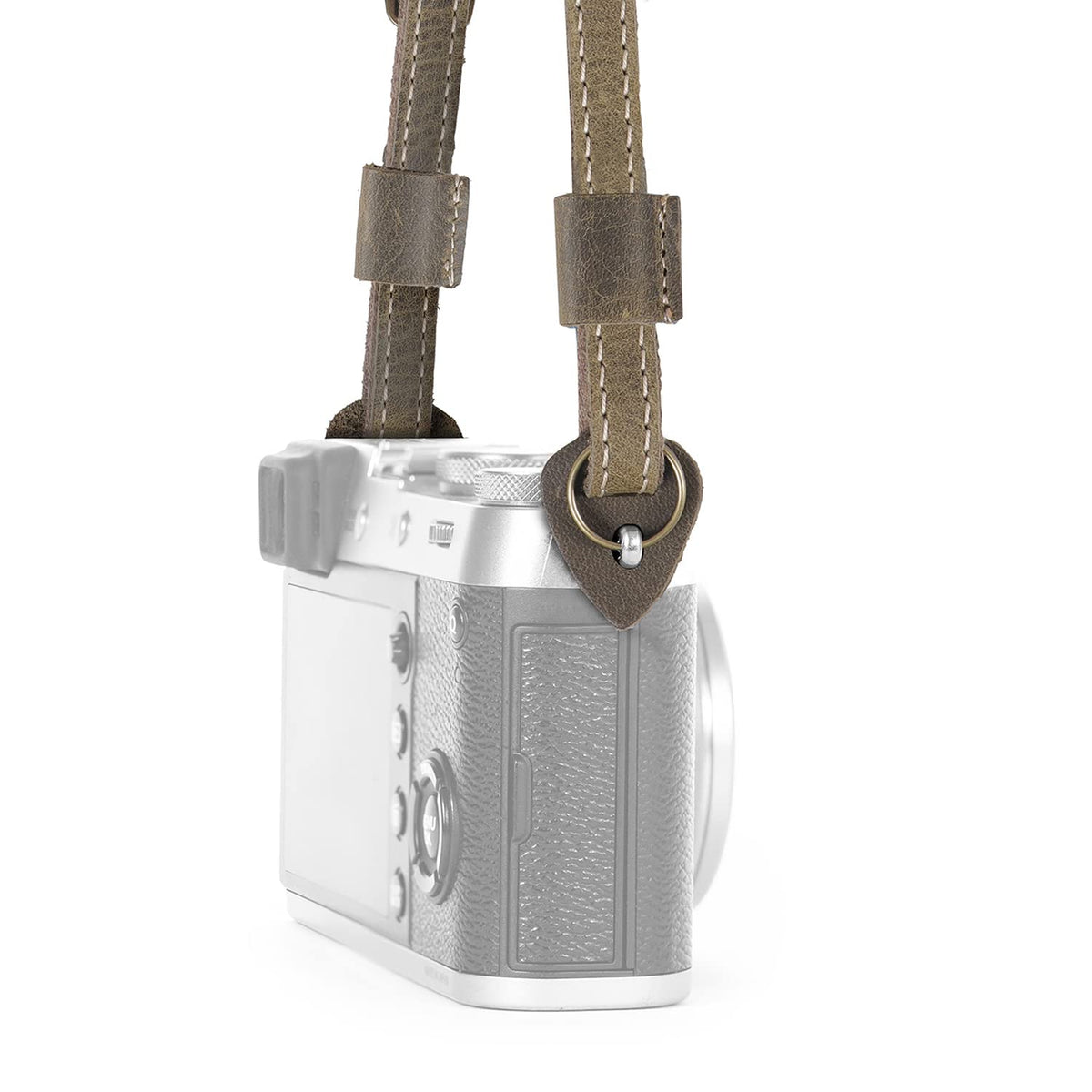 MegaGear SLR, DSLR Sierra Series Genuine Leather Camera Shoulder or Neck Strap