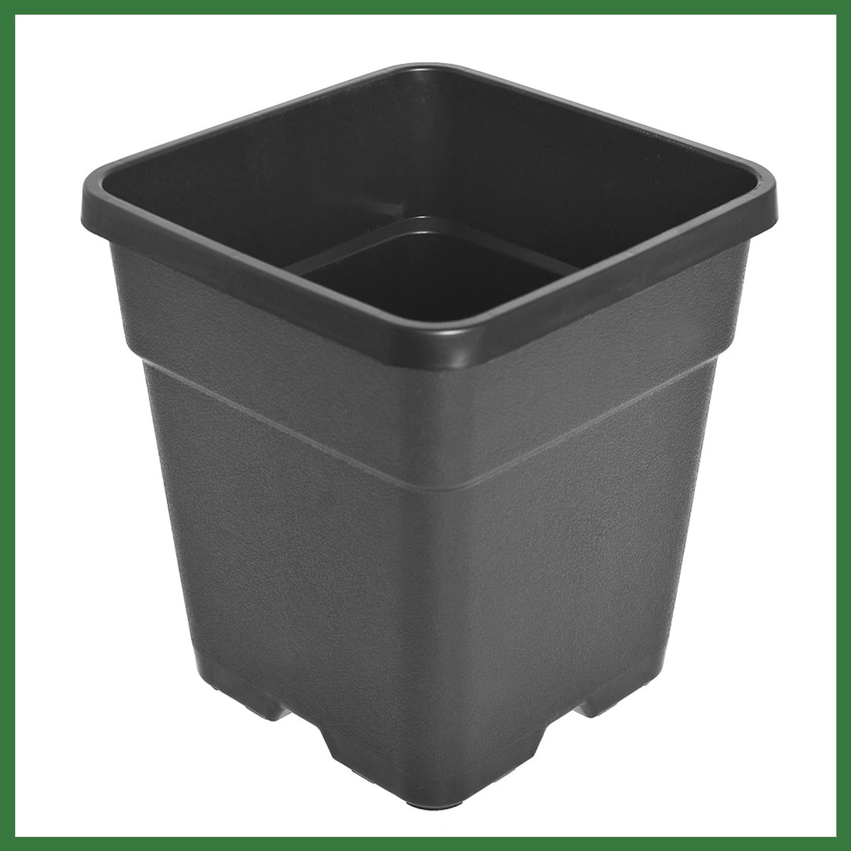 raseparter 10 Pack 1.4 Gallon Plastic Planter Nursery Seedling Pots Square with Holes Garden Flower Seedling Pot Container for Seedling Cuttings Transplanting