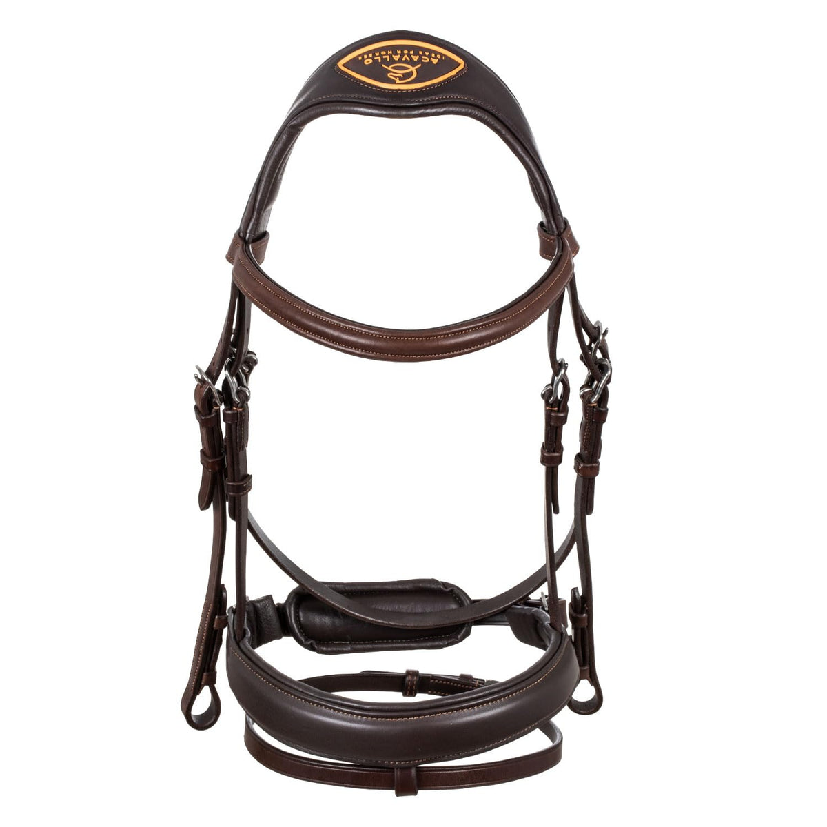 Acavallo Filosofia Bridle Headstall Calfskin, Full Size, Dark Brown