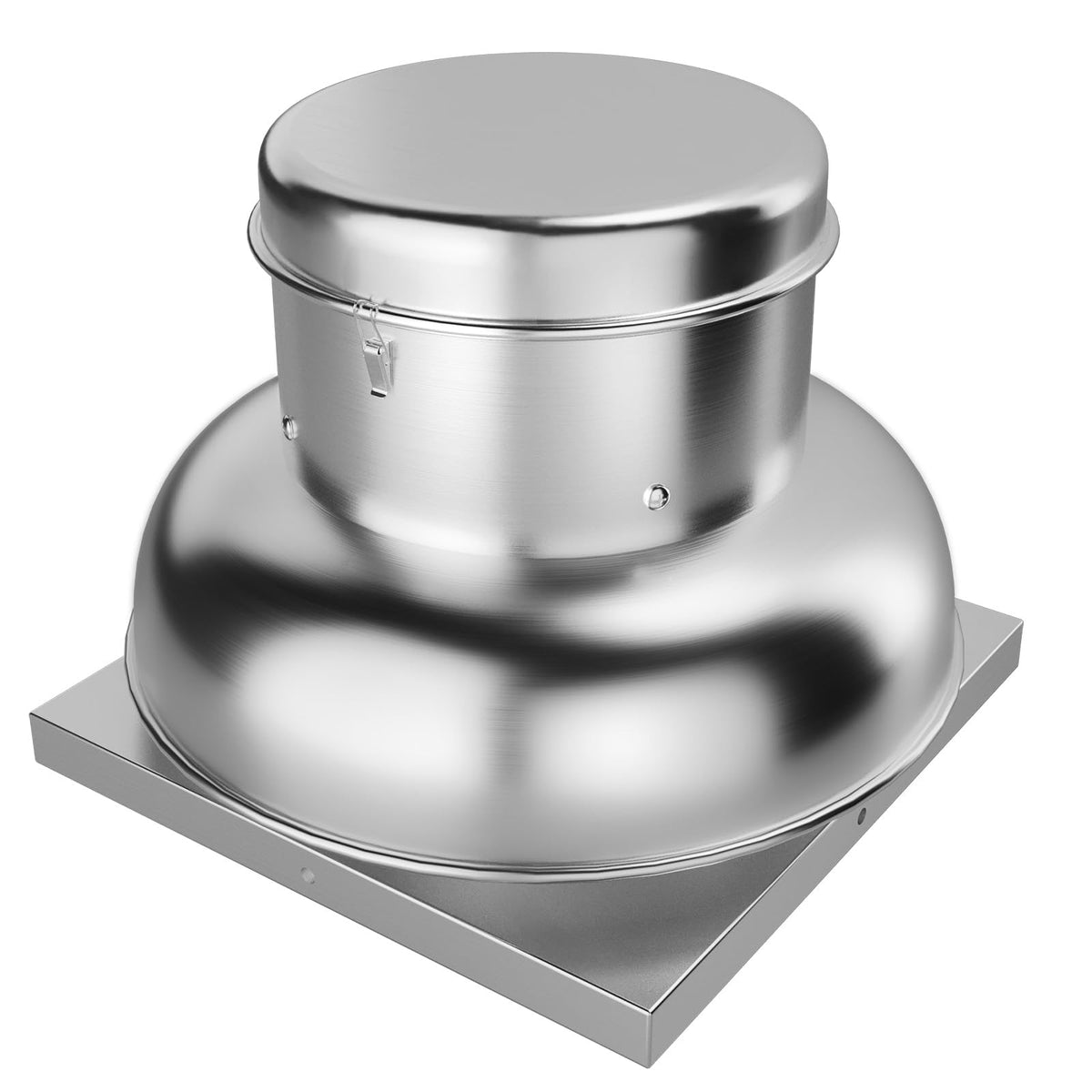Towallmark 2400 CFM Upblast Roof Exhaust Fan - High-Speed Direct Drive, Upgraded Motor, 25" Fan Base - Ideal for Restaurants, Factories, and Warehouses - Silent Operation & Weather-Resistant Design