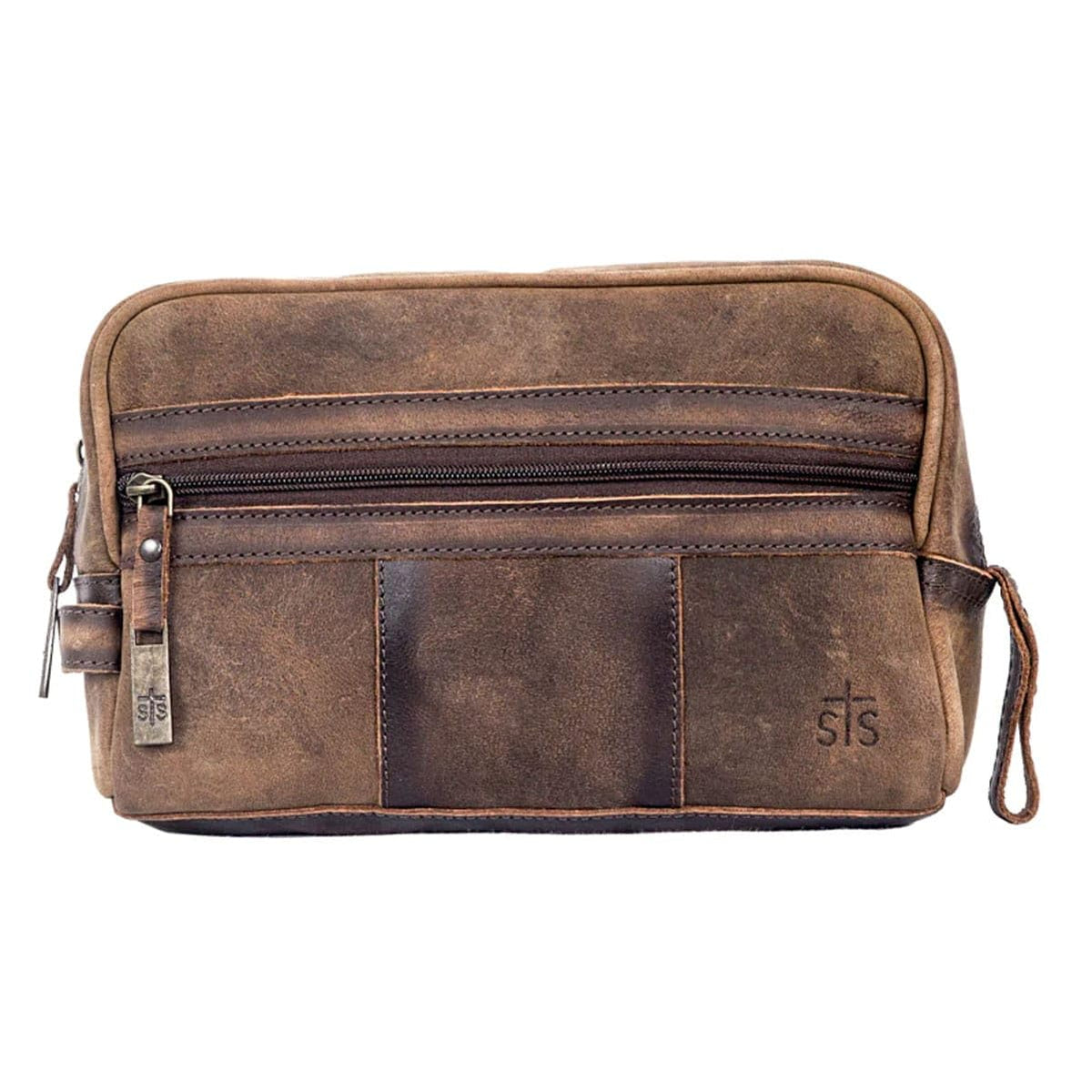 STS Ranchwear The Foreman Shave Kit Brown Leather One Size