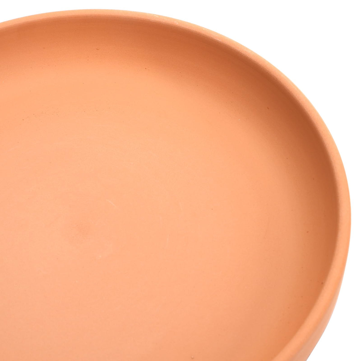 Suwimut 4 Pack Terracotta Plant Saucer Pots Tray, 9 Inch Large Round Planter Saucers for 8 Inch 8.5 Inch 9 Inch Flower Pot with Drainage Hole, Clay Drip Tray for Indoor & Outdoor Plants