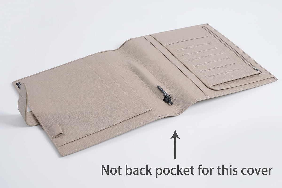 Moterm Leather Cover for HP Classic - with Pen Loop and Card Slots (Pebbled-Taupe)