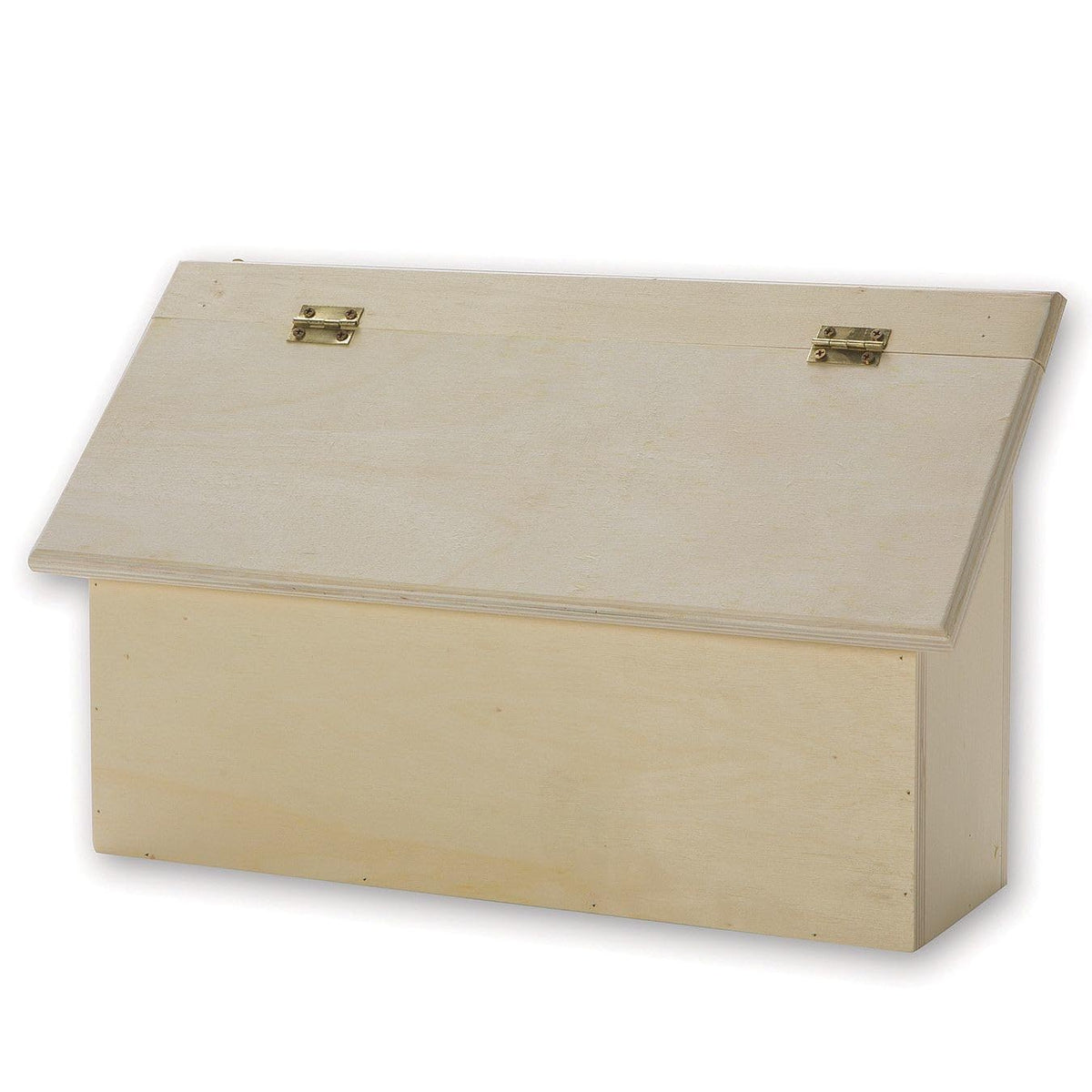 S&S Worldwide Unfinished Wood Letter Box for crafting