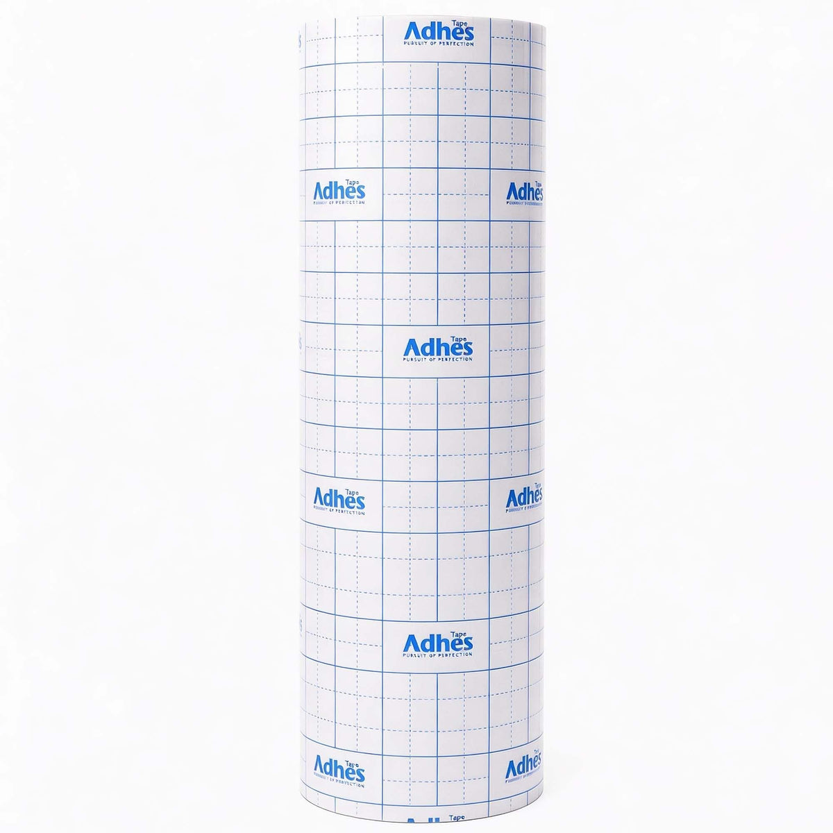ADHES Premium Crystal Clear Transfer Tape for Vinyl with Grid, 12" x 50FT, No Stretch PET Transfer Paper Roll, Precision Application Tape for Cricut, Small Designs & Detailed Graphics