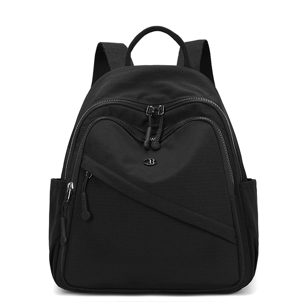 Wafybsre Backpack for Women Small, Mini Nylon Travel Backpack Purse, Shoulder Bag Cute Lightweight Daypack for Ladies (Black)