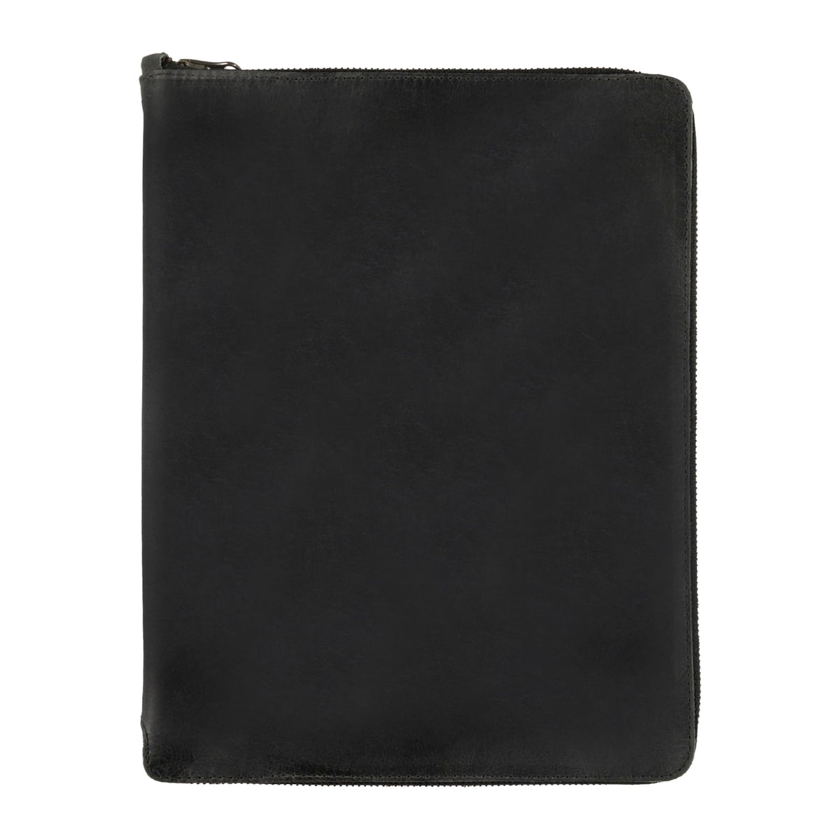 Hide & Drink, Zippered Journal Cover for Moleskine Notebook, XXL Size (8.5 x 11 in. Notebook NOT Included) Full Grain Leather, Handmade, Charcoal Black