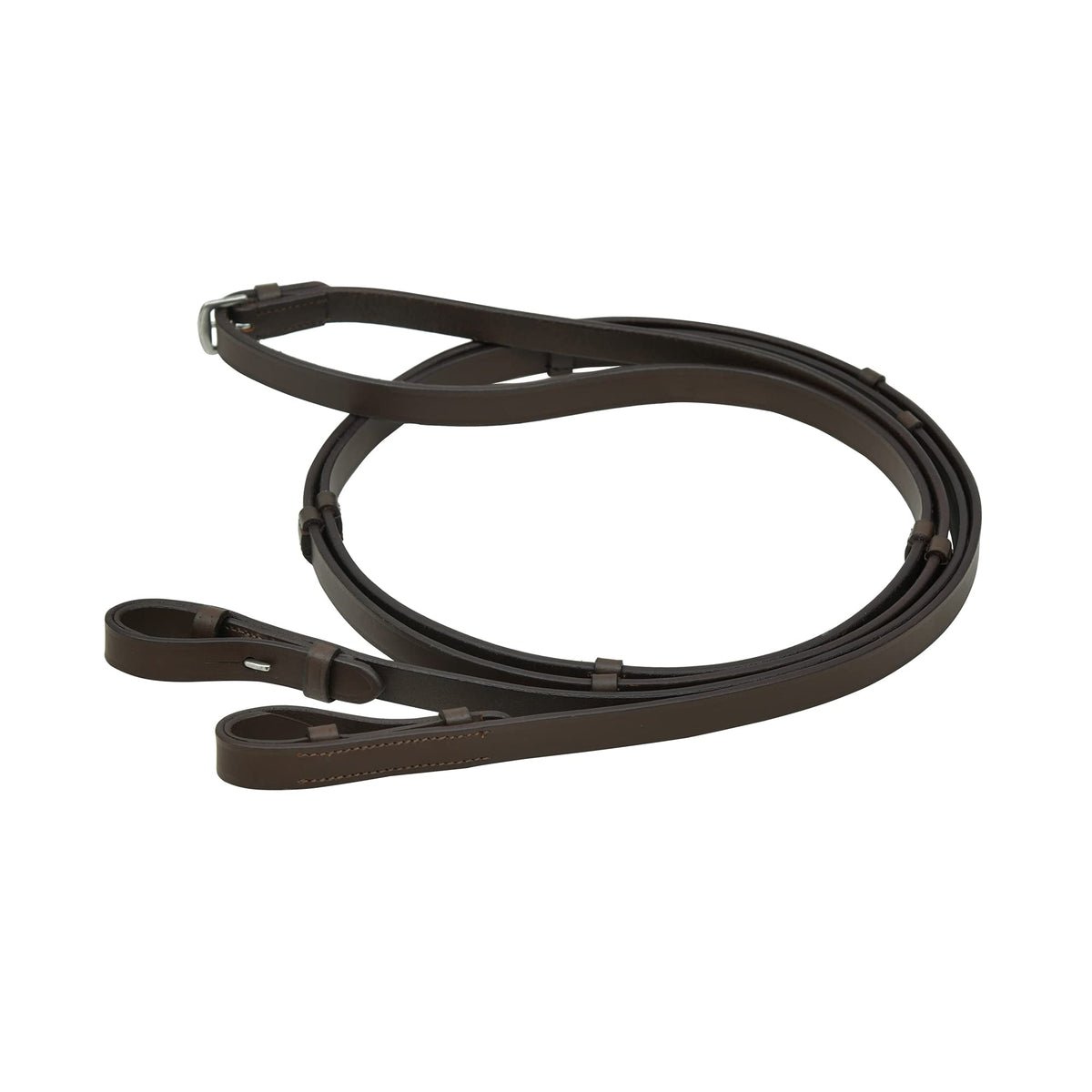 SIE Leather reins with stoppers (Cob, Black)