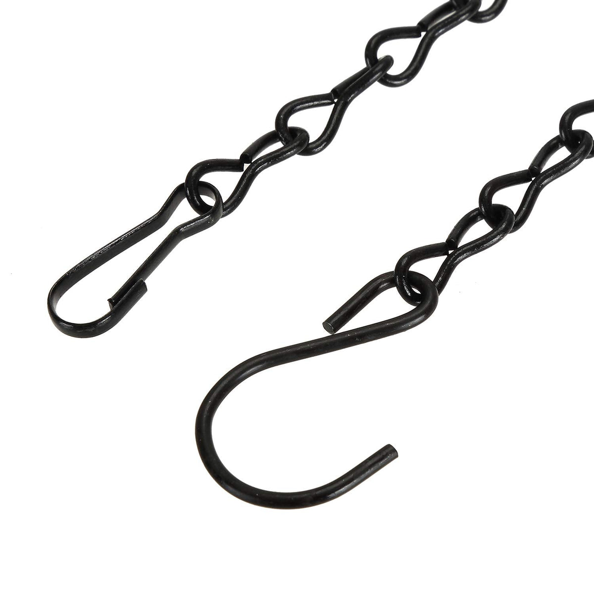 Foraineam 12 Pack 35 Inches Hanging Chains Flower Pot Basket Replacement Chain Plant Hangers for Bird Feeders, Birdbaths, Planters, Billboards, Lanterns and Ornaments