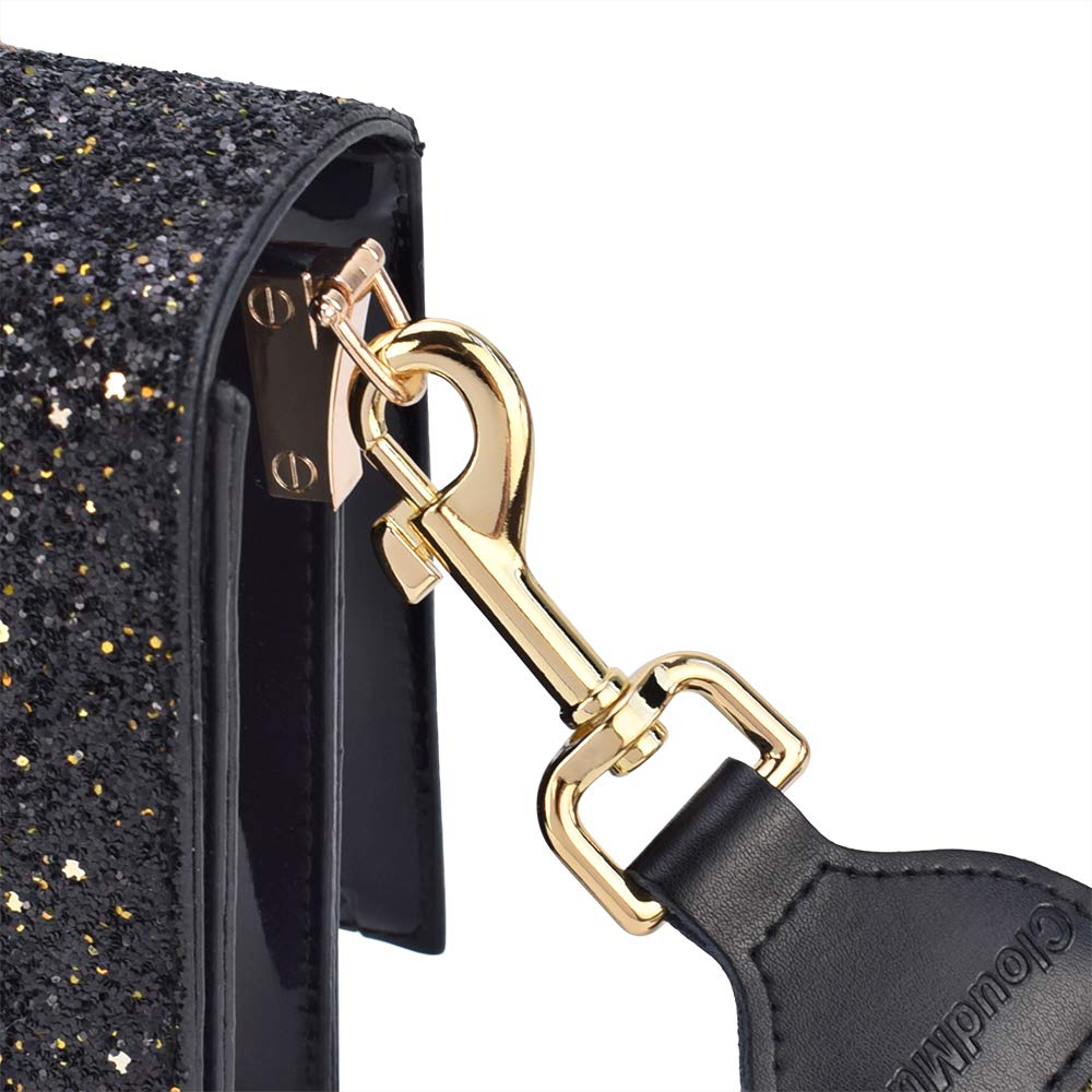 CLOUDMUSIC Handbag Strap Replacement Crossbody Strap Purse Strap For Women Girls(Vintage Glittering Petal)
