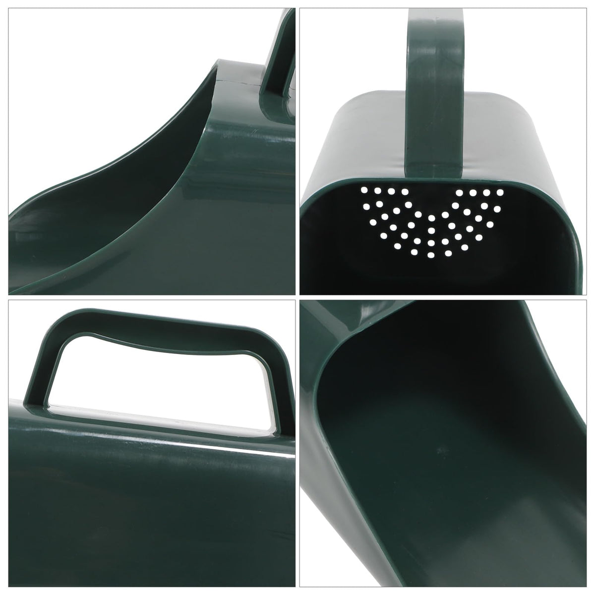 TOMETURE Multi-Function Garden Soil Scoop Potted Soil Shovel for Transplanting in Military Green with Large Bucket for Bonsai and Planting Tasks