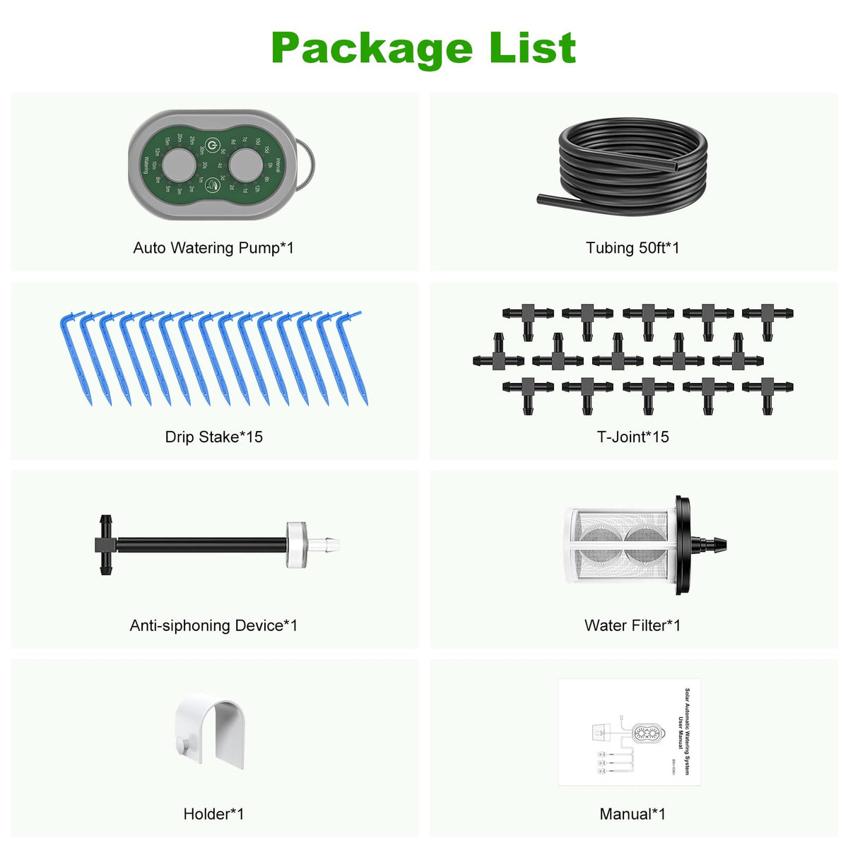 Automatic Plant Waterer Indoor Self Watering System for Pot Plant,Battery Powered Outdoor IPX5 Waterproof Auto Drip Irrigation Kit Beginner-Friendly Water 15 Plants