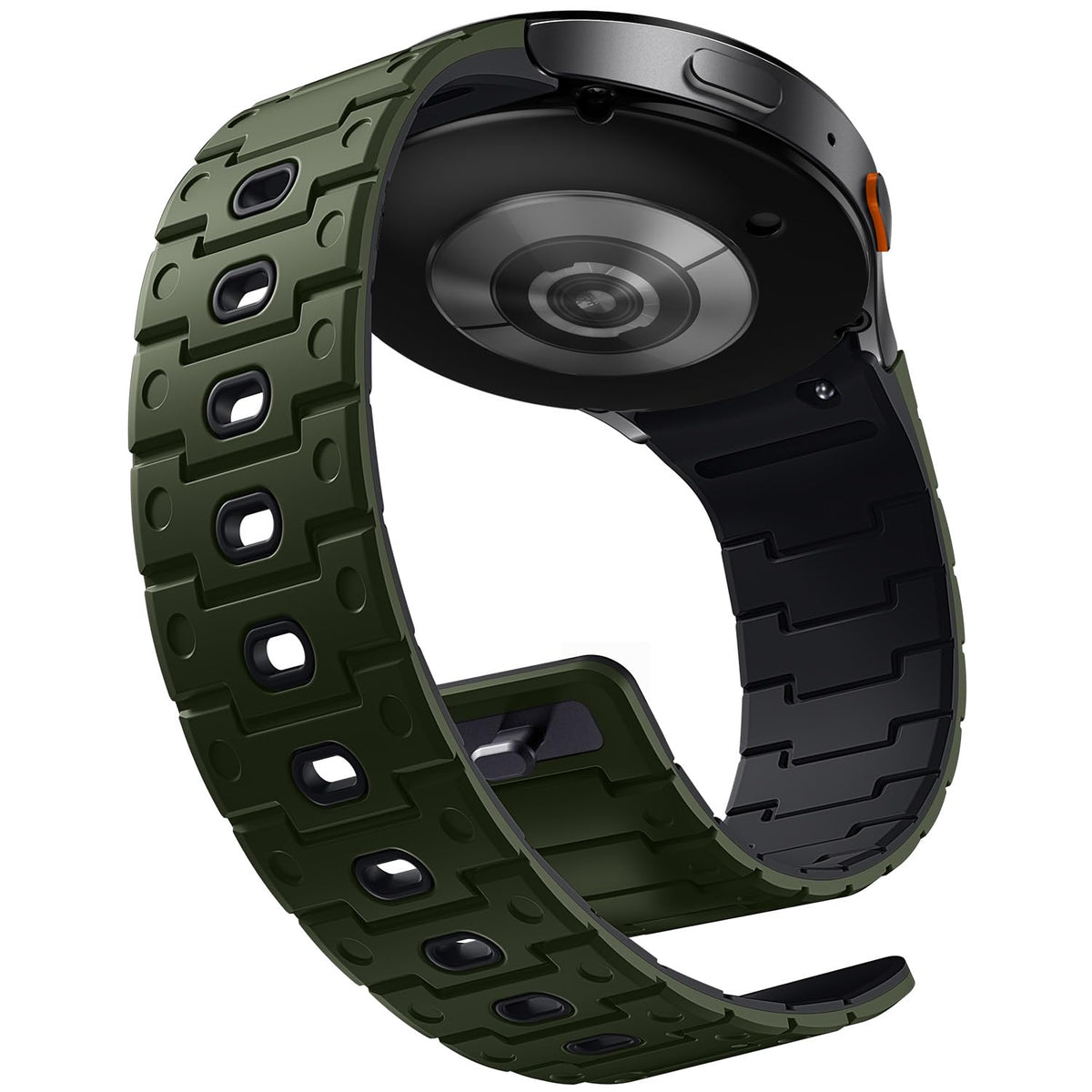 Bandletic Silicone Magnetic Band Compatible with Samsung Galaxy Watch 7 6 5 4 FE 40mm 44mm/Watch 6 4 Classic 43mm 47mm 42mm 46mm/Watch 5 Pro 45mm, 20mm No Gap Soft Sport Strap for Men Women