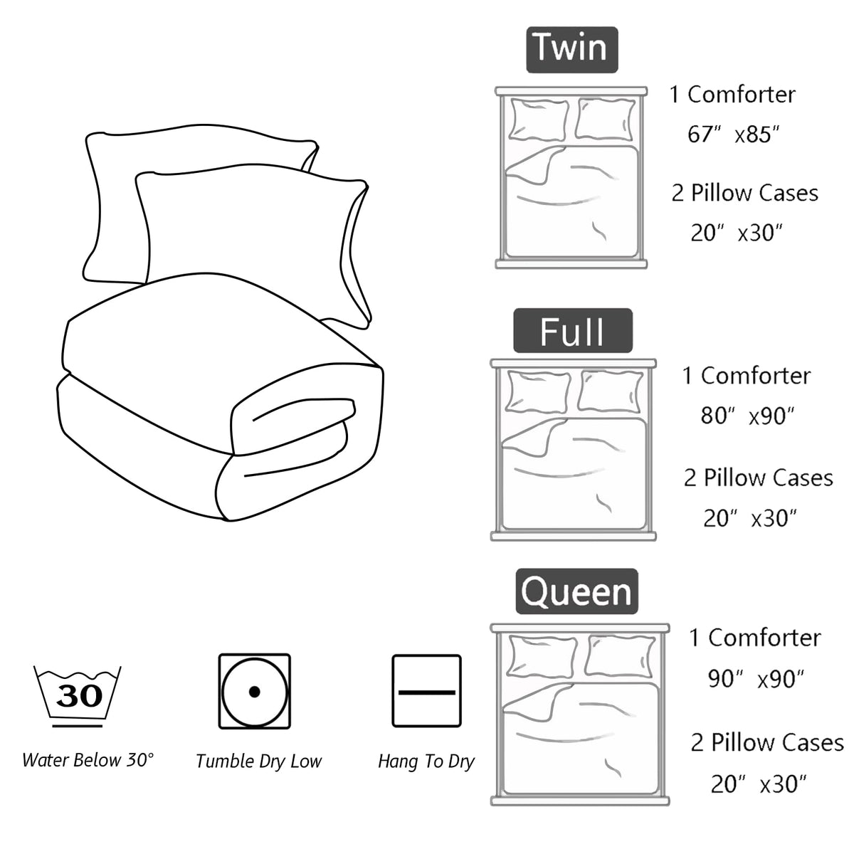 Nttopship Big Pike Fish Comforter Sets, Hunting and Fishing Pattern Bedding Set Twin Size for Kids,Fishing Underwater Animals Bedding Sets All Season 1 Comforter and 2 Pillowcases