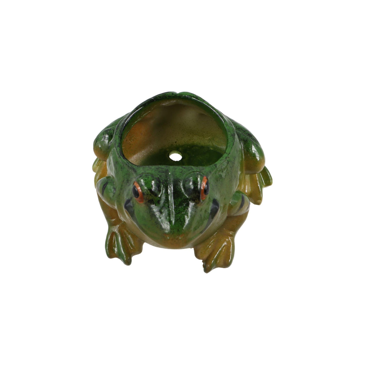 zaoalife Resin Frog Shape Succulent Planter Pot Flower Pot Mini Small Succulent Pots Frog Pot Cute Succulent Planter for Indoor Home Desk Decoration
