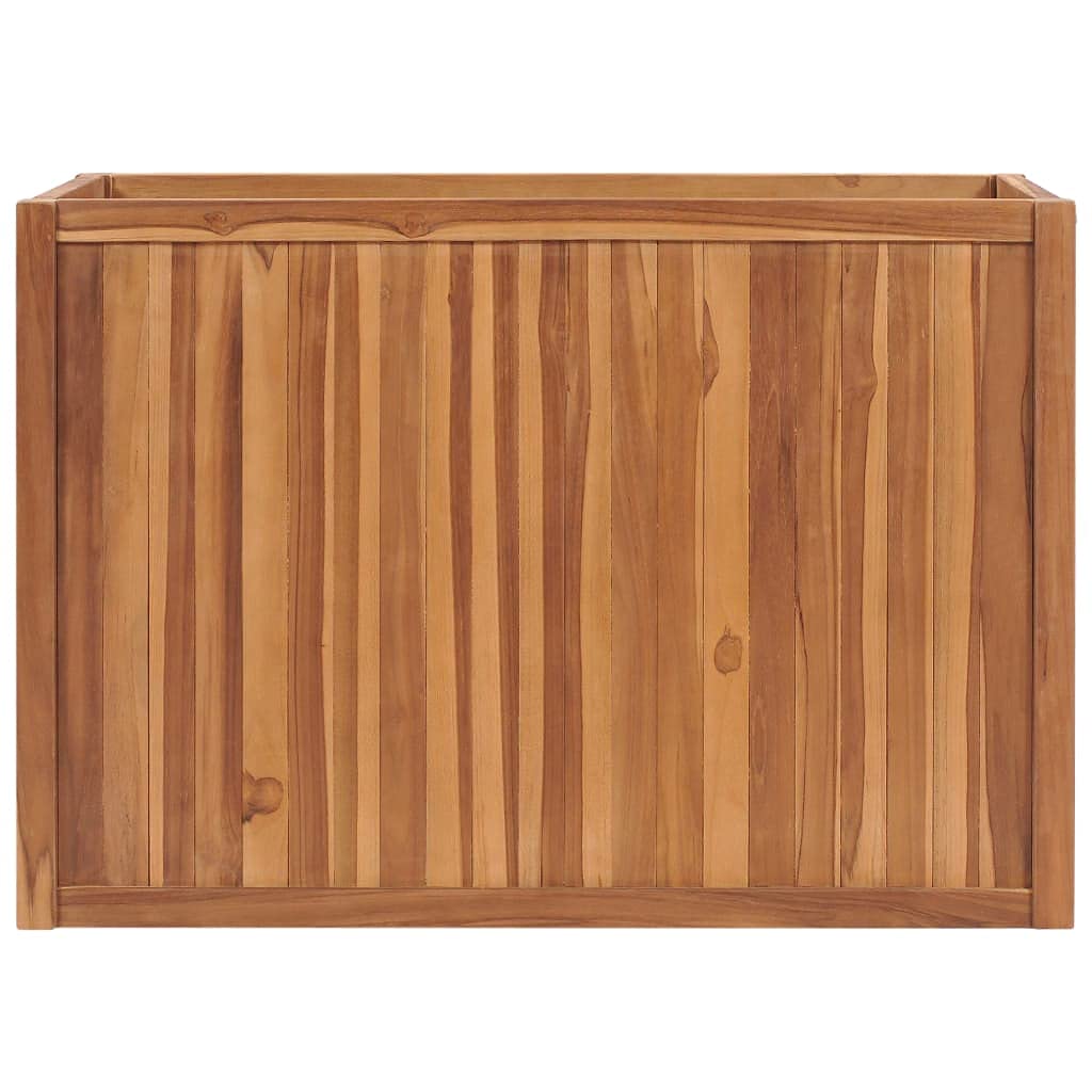 VIHHQGC Raised Bed Planter Solid Teak Wood for Indoor and Outdoor Gardening with Classic Design and Elegant Finish for Enhanced Plant Growth and Durability