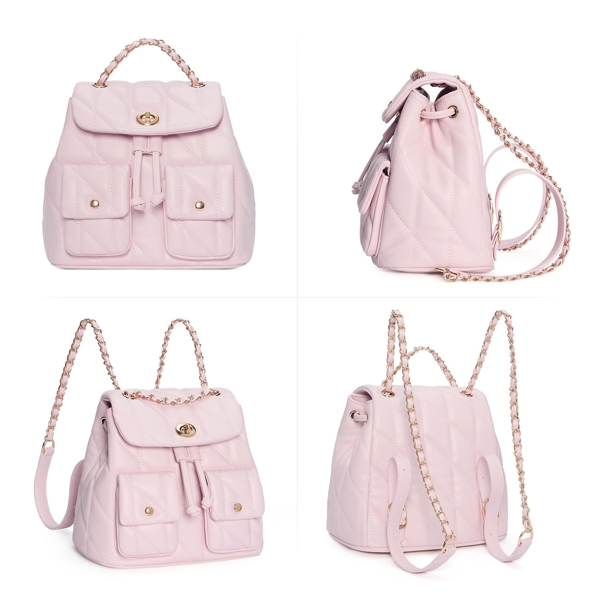 CLUCI Crossbody Bag for Women PU Leather Shoulder Bag, Convertible Small Tabby Backpack Purse for Travel