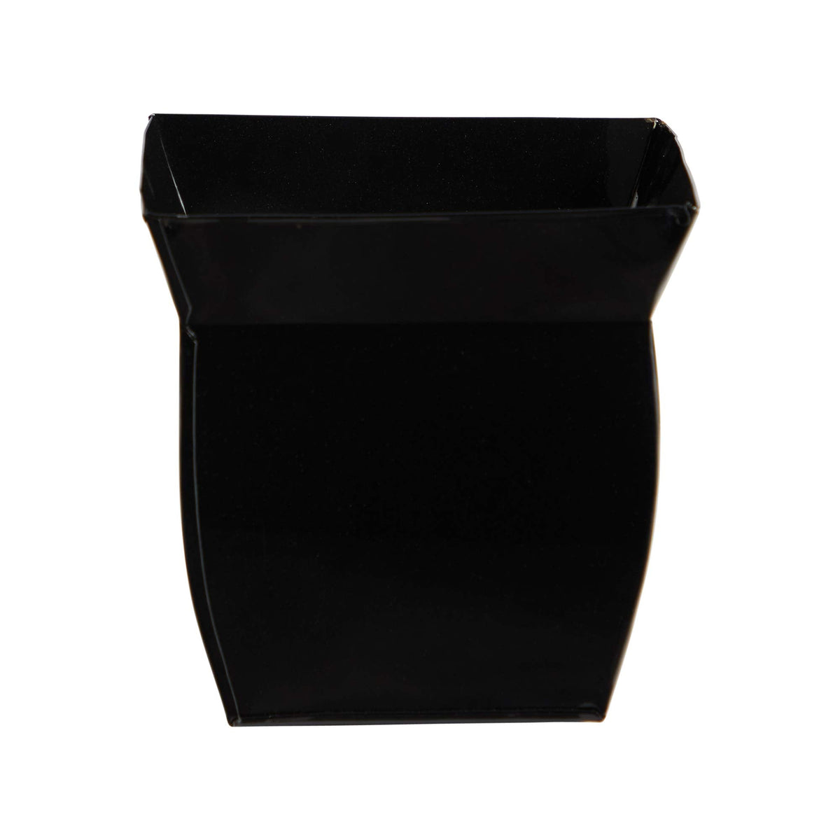 Nearly Natural 8in. Fluted Metal Square Planter