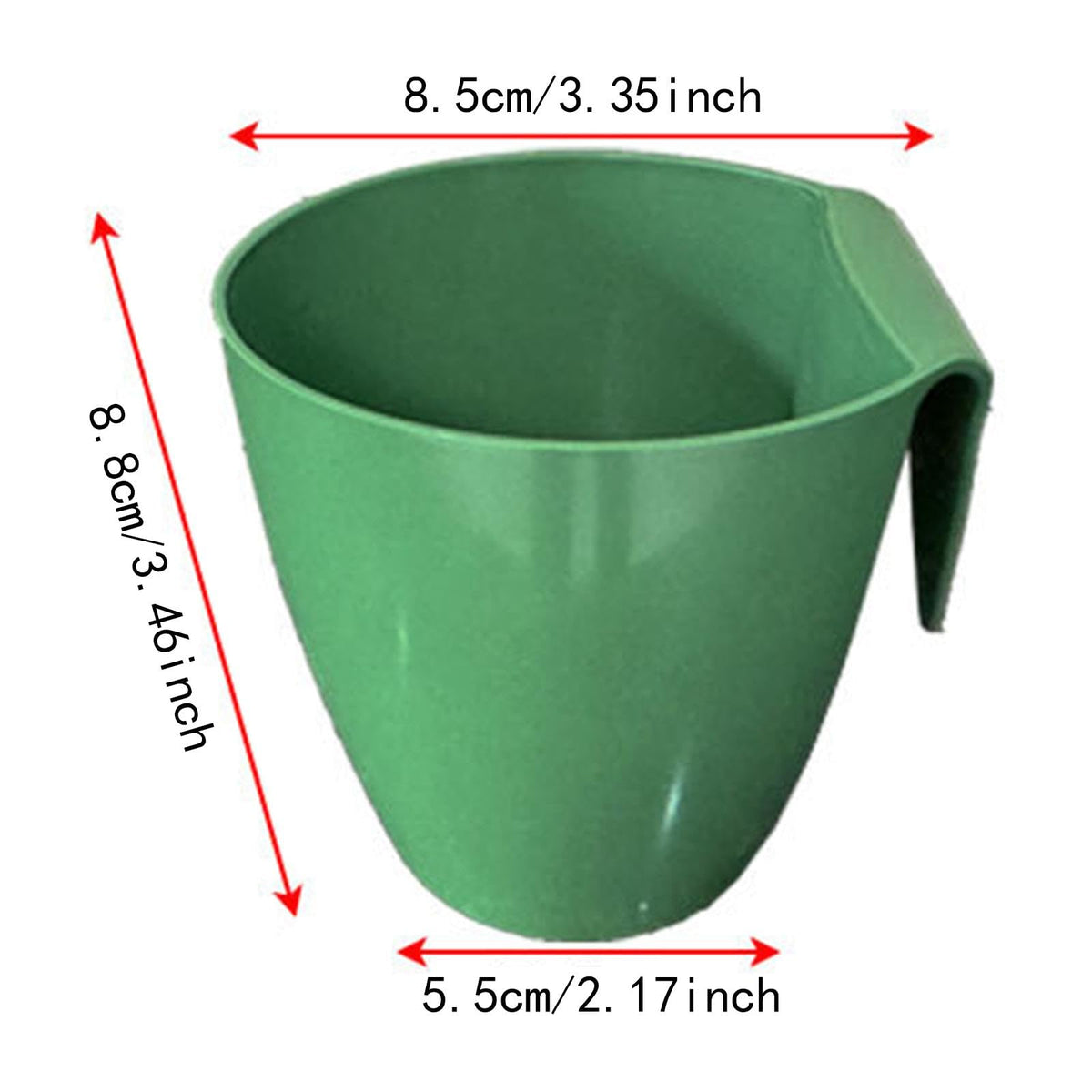 Yunmeryker 20x Strawberry Propagation Cup Seedling Pot Multipurpose Accessories Lightweight for Planting Cultivation Tool Side Hanging, Size L