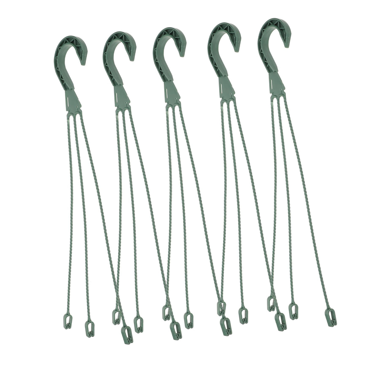 Mikikit 5pcs Hanging Flower Pot Hooks Lightweight Planter Hanger for Garden Home Use for Shelves Balconies and Terraces Versatile Plant Holder for Indoor and Outdoor Decor