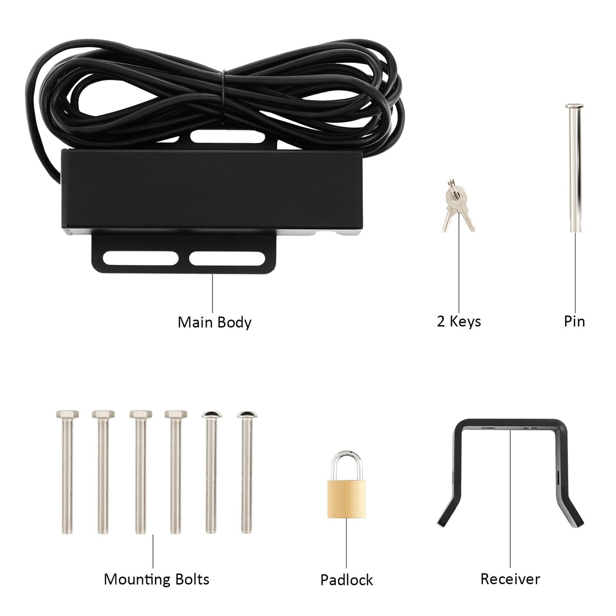 CO-Z Automatic Electric Gate Lock for Single Double Swing Gate Opener, Universal 24VDC Electromagnetic Gate Locks for Outdoor Fence, Electric Gate Latch Magnetic Gate Closer for Gate Operator System