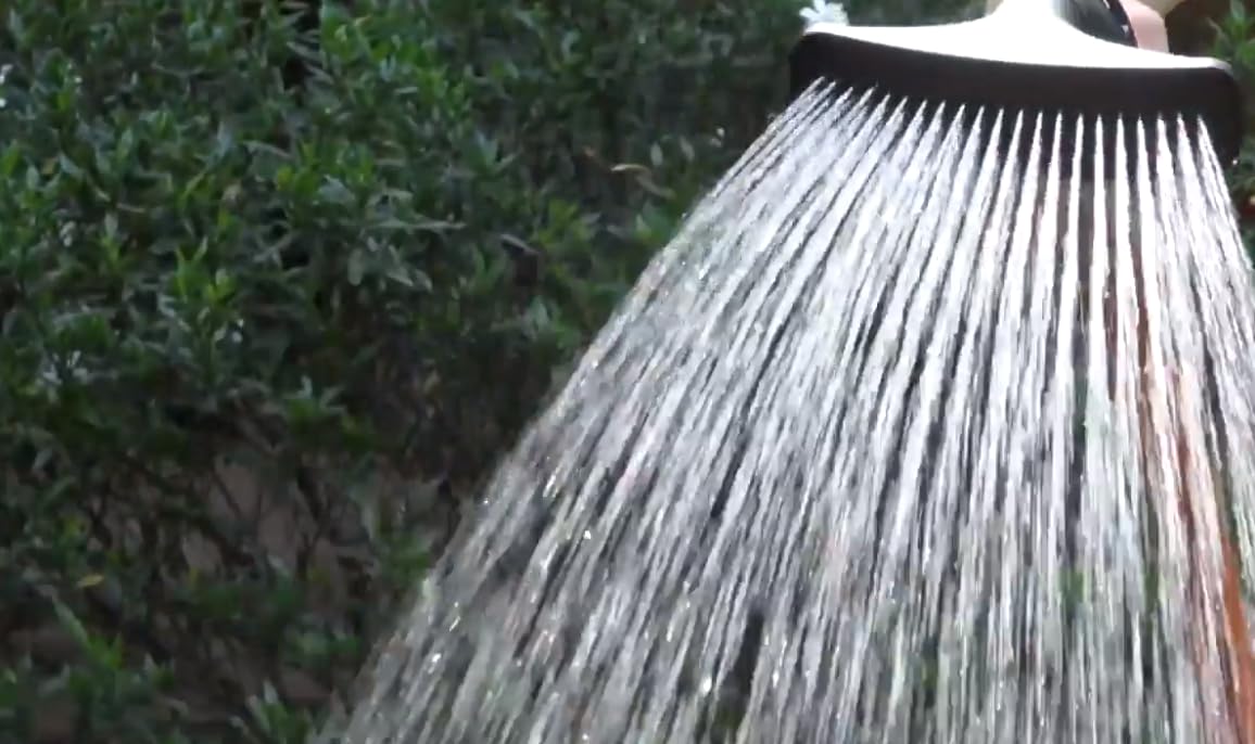 Dramm ColorStorm Premium Fan Spray Nozzle for Garden Hose with One Touch Thumb Controlled Valve, for Garden, Yard, Watering Plants, Green