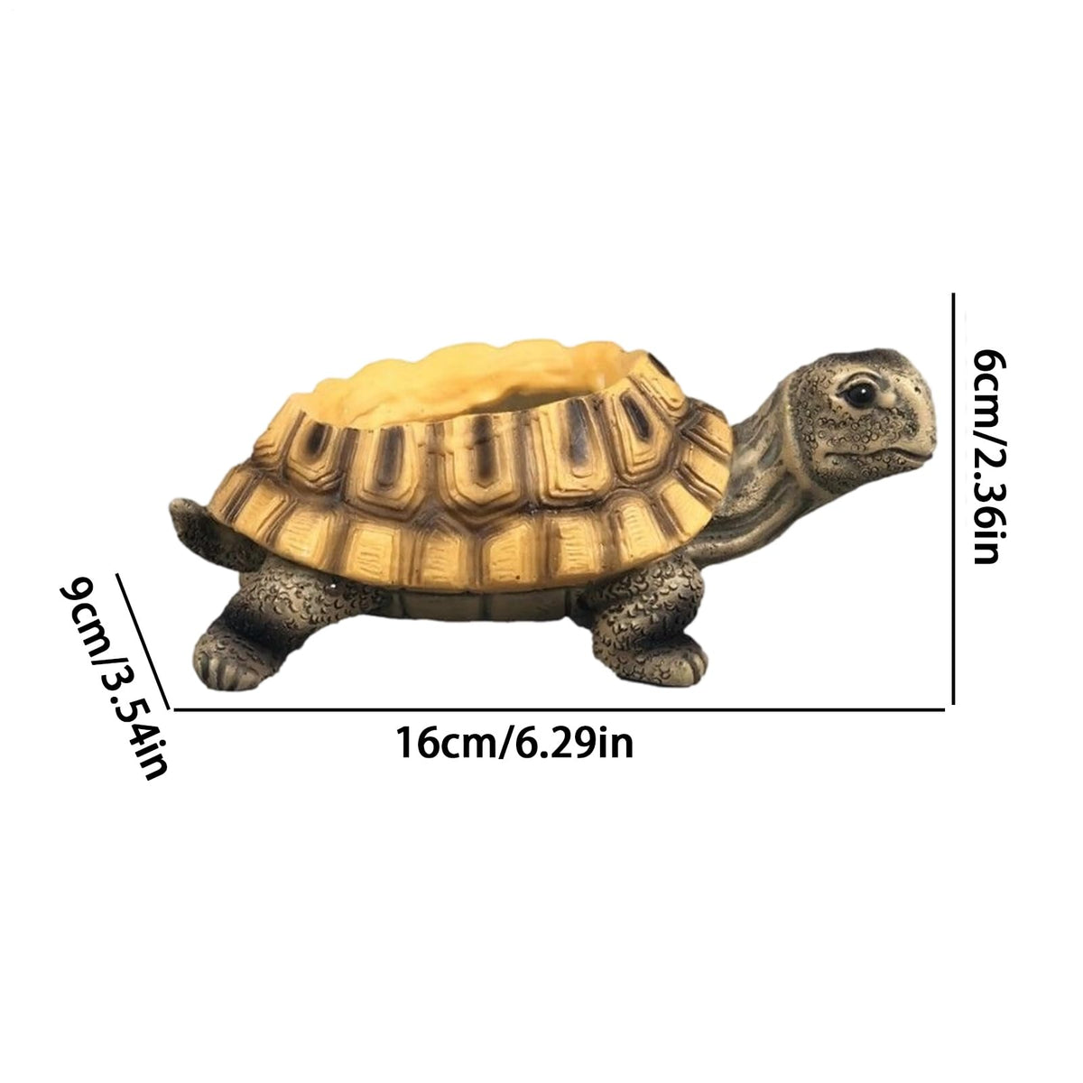 Turtle Planter Pot | Cute Succulents Pot with Drainage Holes | Small Planter,for Indoor Cactus Living Room Study Room Balcony Desk Shelf Windowsill Home Office Women Gardening Enthusiasts