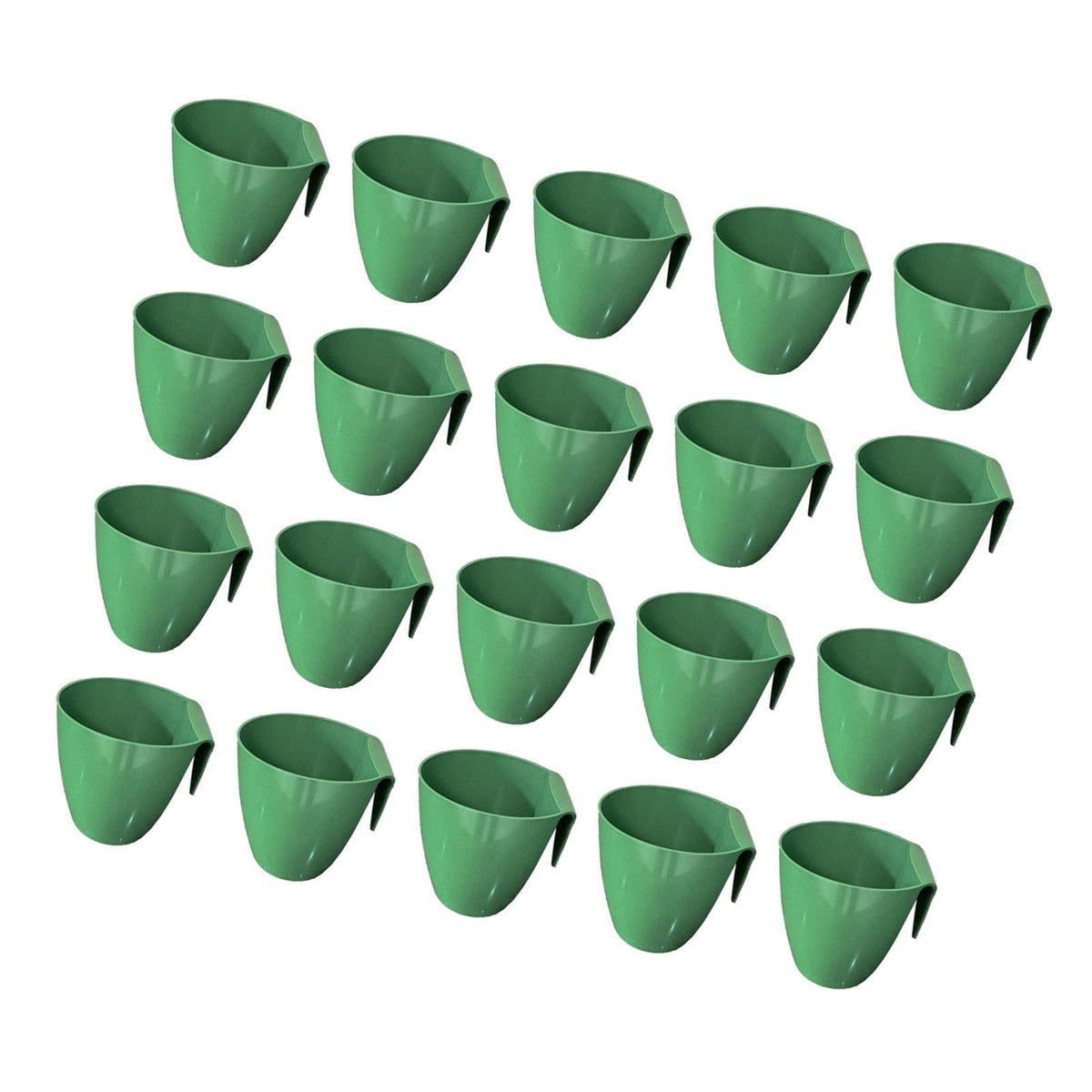 Qianly 20 Pieces Strawberry Propagation Cup Seedling Pot Versatile for Transplanting Tool Accessories Side Hanging, Size L