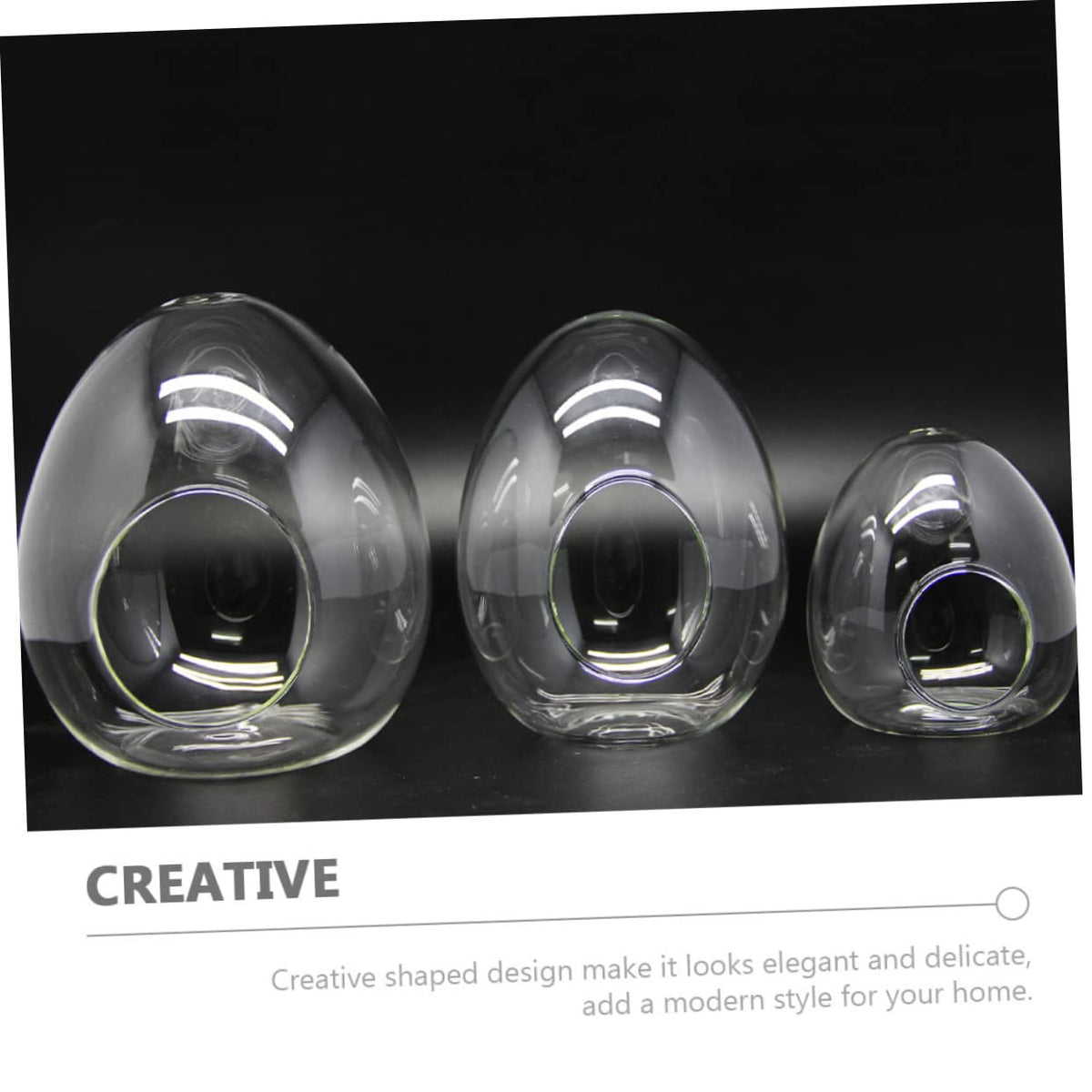 POPETPOP Glass Plant Propagation Station for Home Office Terrarium Supplies Eco Bottle