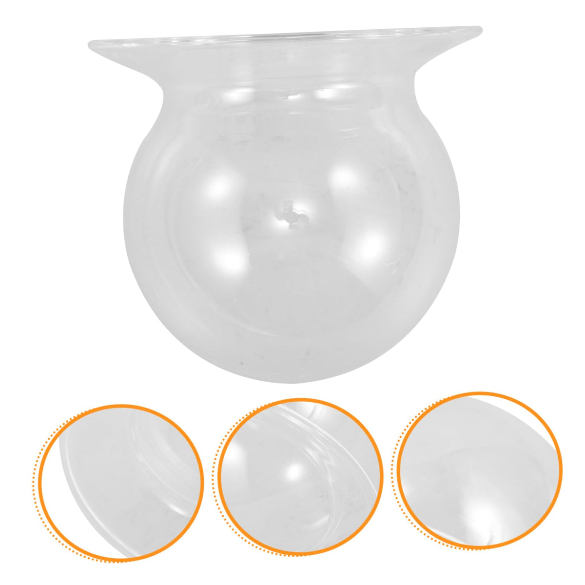 BAZEITFLOW 2pcs Glass Vase for Hydroponic Plants Decorative Desktop Flowerpot Modern Terrarium Centerpiece for Home Office Decor for Plant