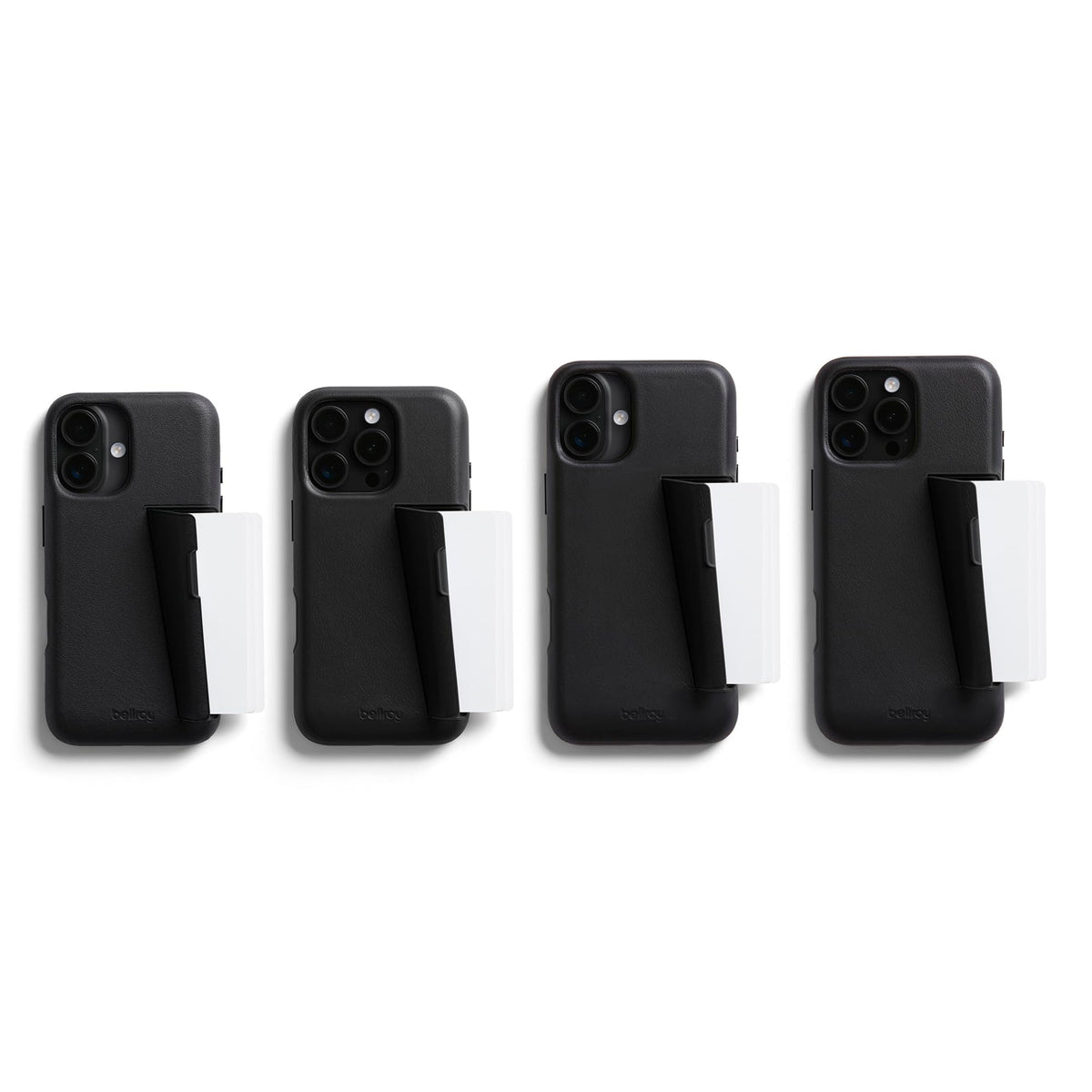 Bellroy Phone Case – 3 Card for iPhone 16 (Leather iPhone case, Phone Wallet) - Sienna