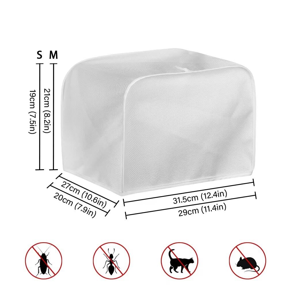 ASQVTIFE Black Cat Toaster Covers 4 Slice Long Slot Kitchen Appliance Covers Cute Animal Bread Machine Oven Dust Cover Indoor Kitchen Decorations Greasy Protection Anti Sputtering