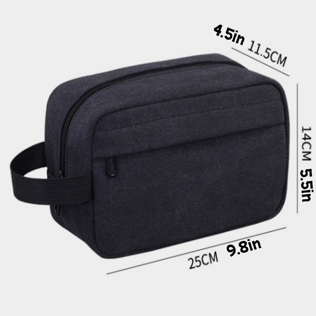 HFLYJPYW Toiletry Bag for Men, Travel Toiletry Organizer Kit Water-resistant Shaving Bag for Toiletries Accessories, Door Room Essentials, Black-medium (khaki)
