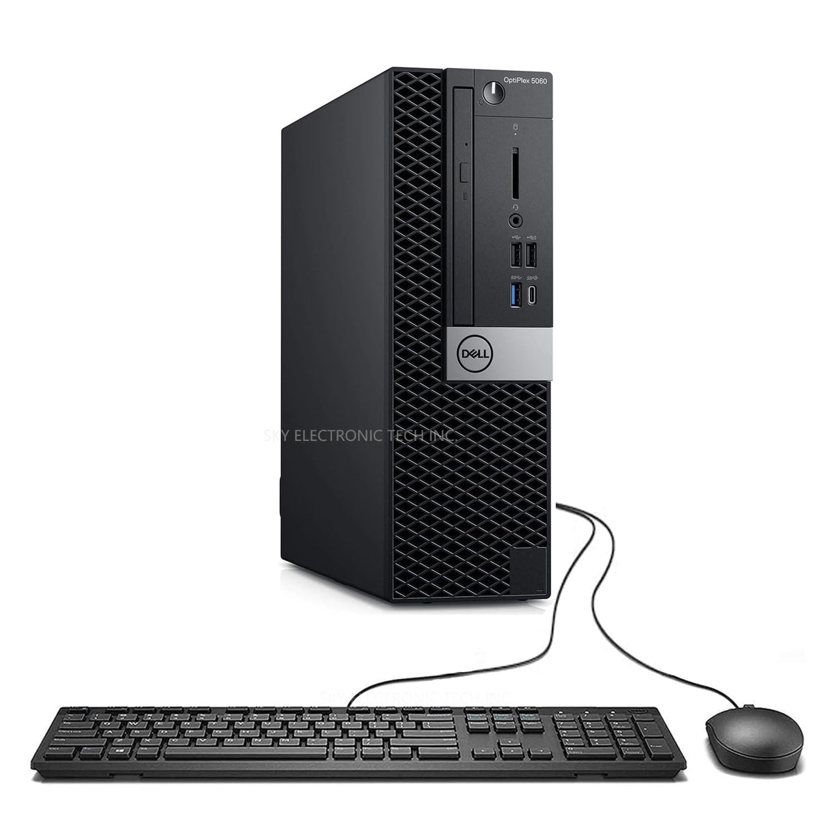 Dell OptiPlex 5060 SFF Bussines Desktop Computers, Intel 6-Core i5-8500 3.0 GHz Turbo 4.10GHz, 16GB DDR4 Ram, 512GB SSD, Keyboard & Mouse, WiFi, 4K Support, Win 11 Pro, Black (Renewed)