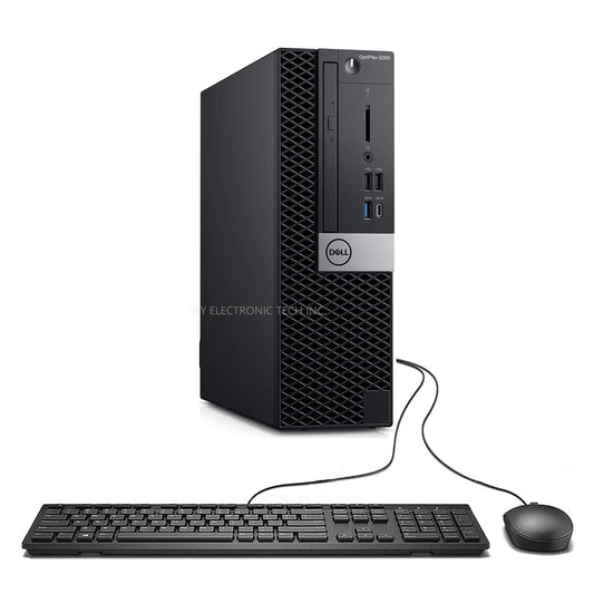 Dell OptiPlex 5060 SFF Bussines Desktop Computers, Intel 6-Core i5-8500 3.0 GHz Turbo 4.10GHz, 16GB DDR4 Ram, 512GB SSD, Keyboard & Mouse, WiFi, 4K Support, Win 11 Pro, Black (Renewed)