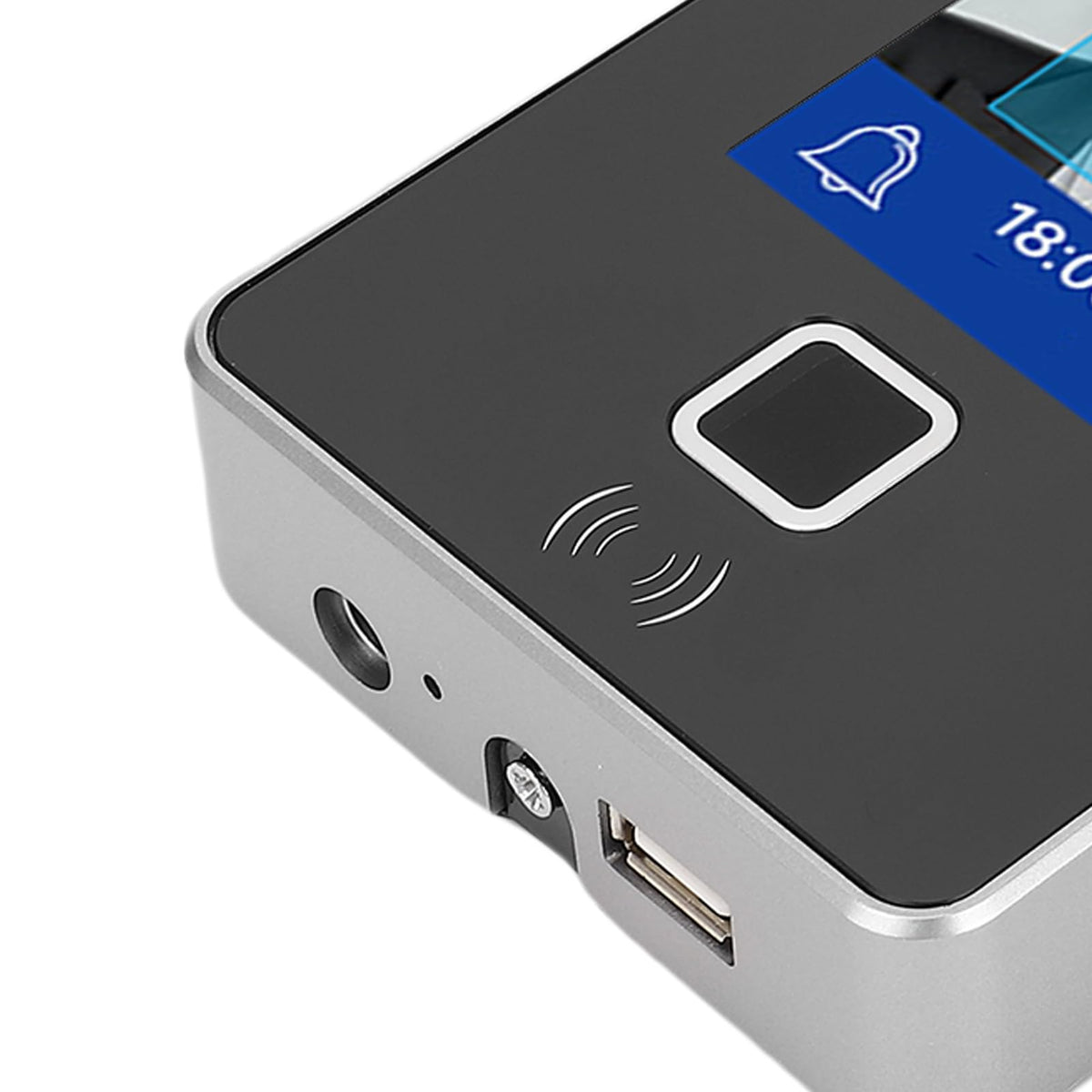 Face Recognition Attendance System, Biometric Time Clock with 4.3" LCD Display, 2000-User Capacity, Dual Camera Access Control for Offices, Hotels, Factories