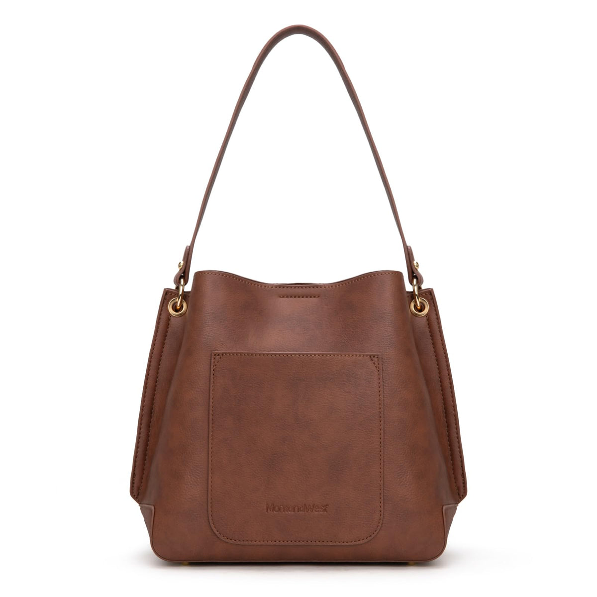 Montana West Hobo Bags for Women Medium Shoulder Purse Casual Bucket Top Handle Handbag with Detachable Crossbody Strap, MWC-HB-584-CF