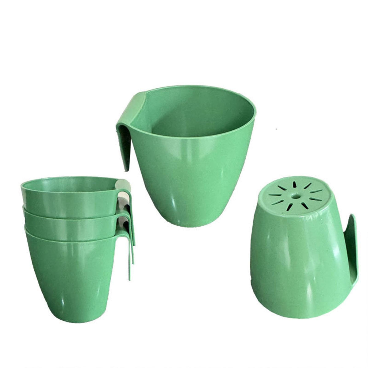 Yunmeryker 20x Strawberry Propagation Cup Seedling Pot Multipurpose Accessories Lightweight for Planting Cultivation Tool Side Hanging, Size L