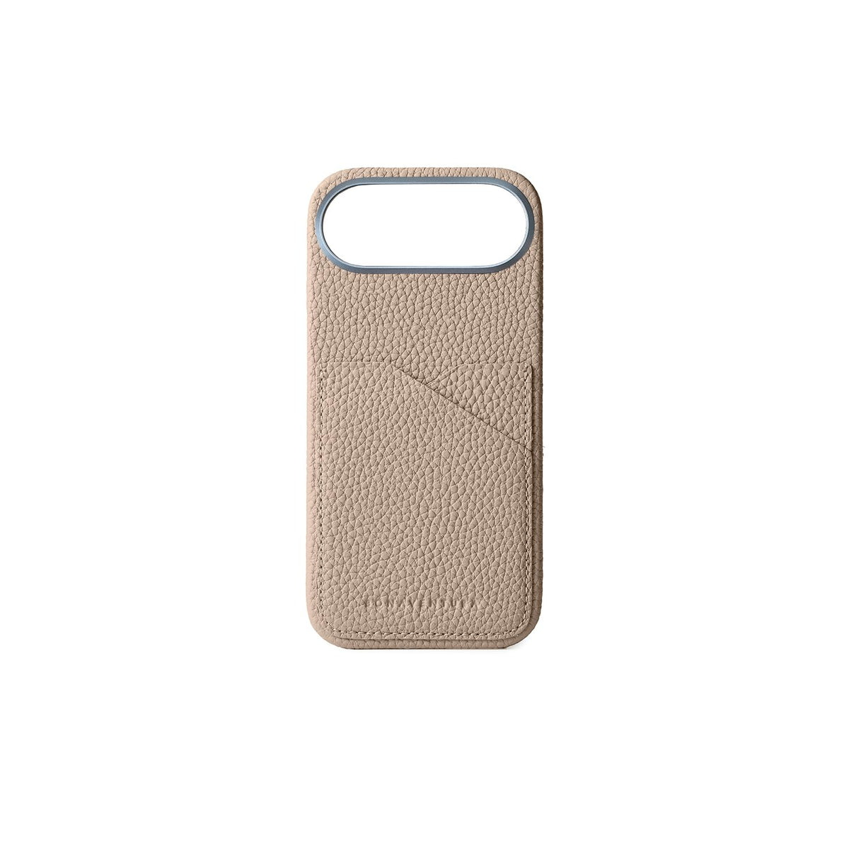 BONAVENTURA (for iPhone Air Shrink Leather Back Cover Case [Greige], Premium European Leather, Genuine Leather, Gift, BPCT17A-GG
