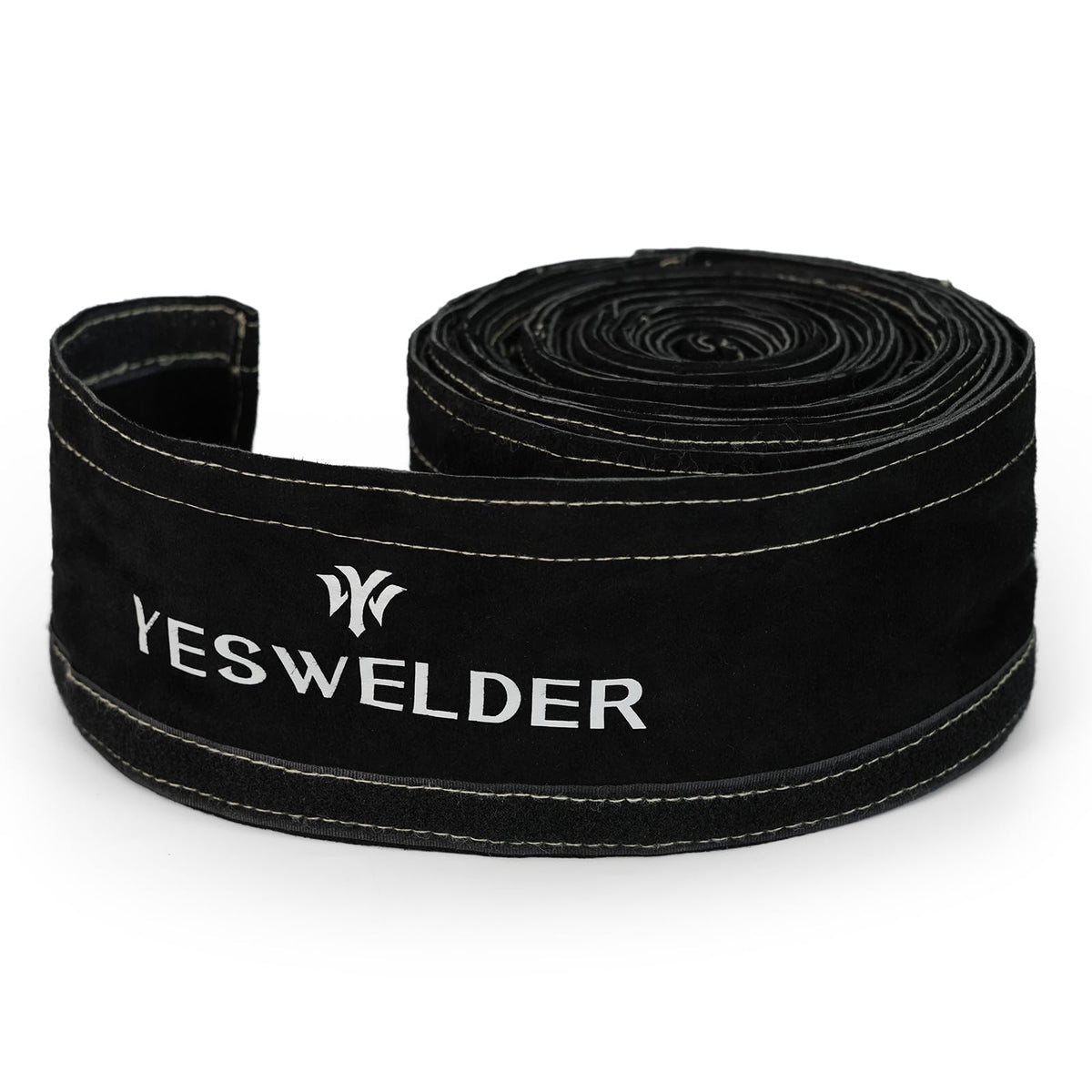 YESWELDER TIG Welding Torch Cable Cover Flame Resistant Leather Black Cover 7.6 Meters(25 Feet Length)